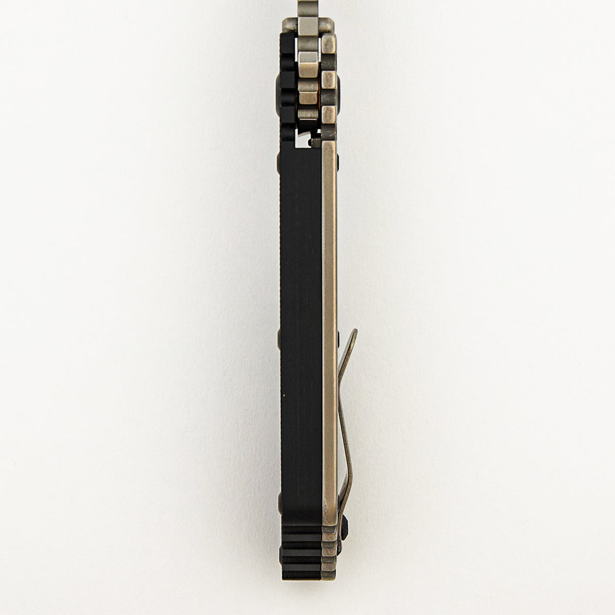 SMF - Bowie MagnaCut Blade - Titanium/Black G10 Handle