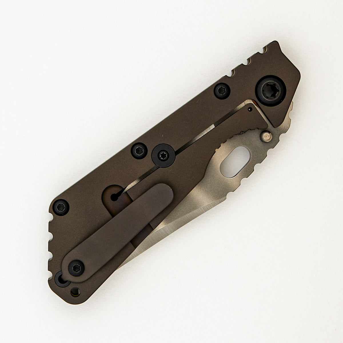 SMF - Bowie MagnaCut Blade - Titanium/OD Green G10 Handle