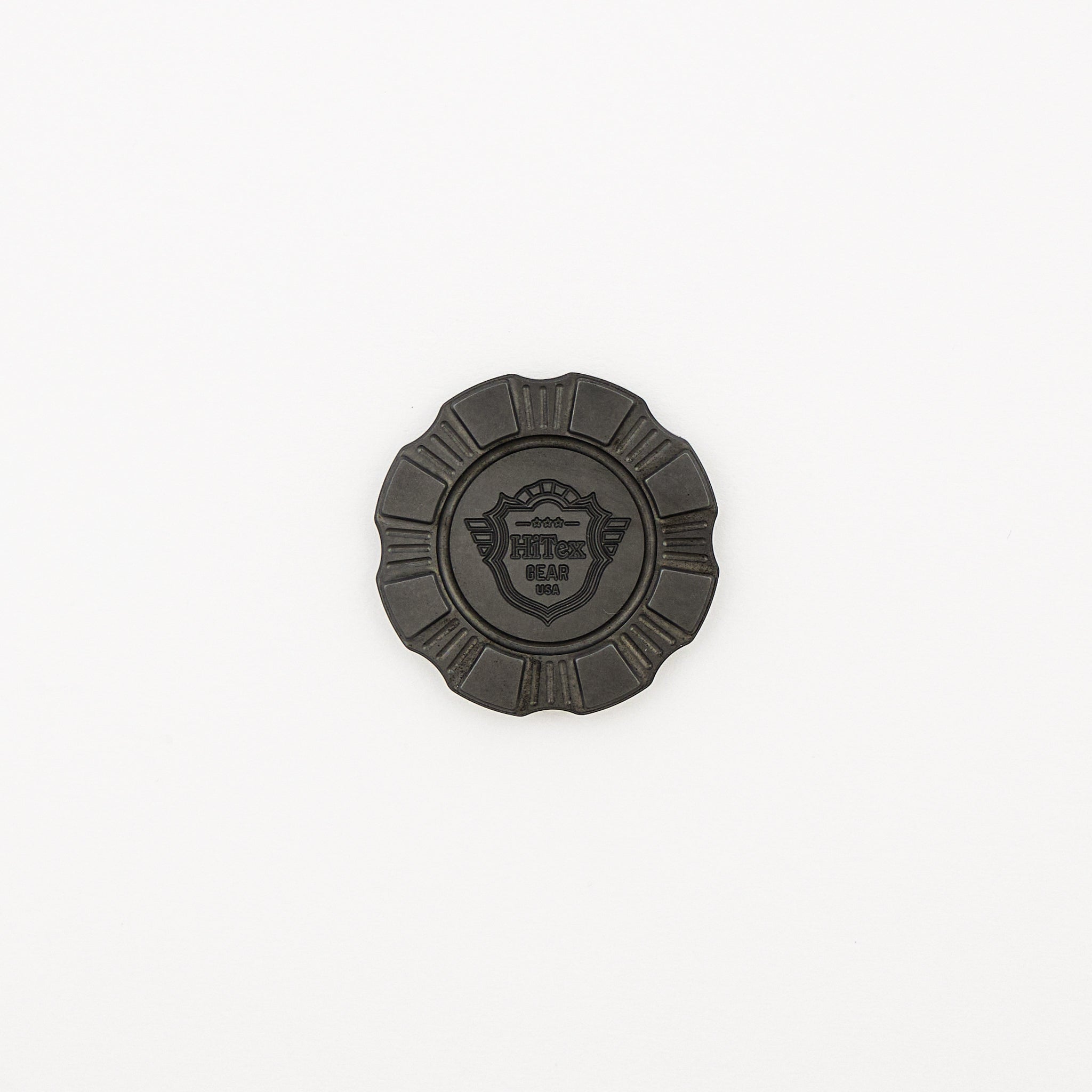 Poker Chip - Delta - Zirconium W/ Abalone Inlay