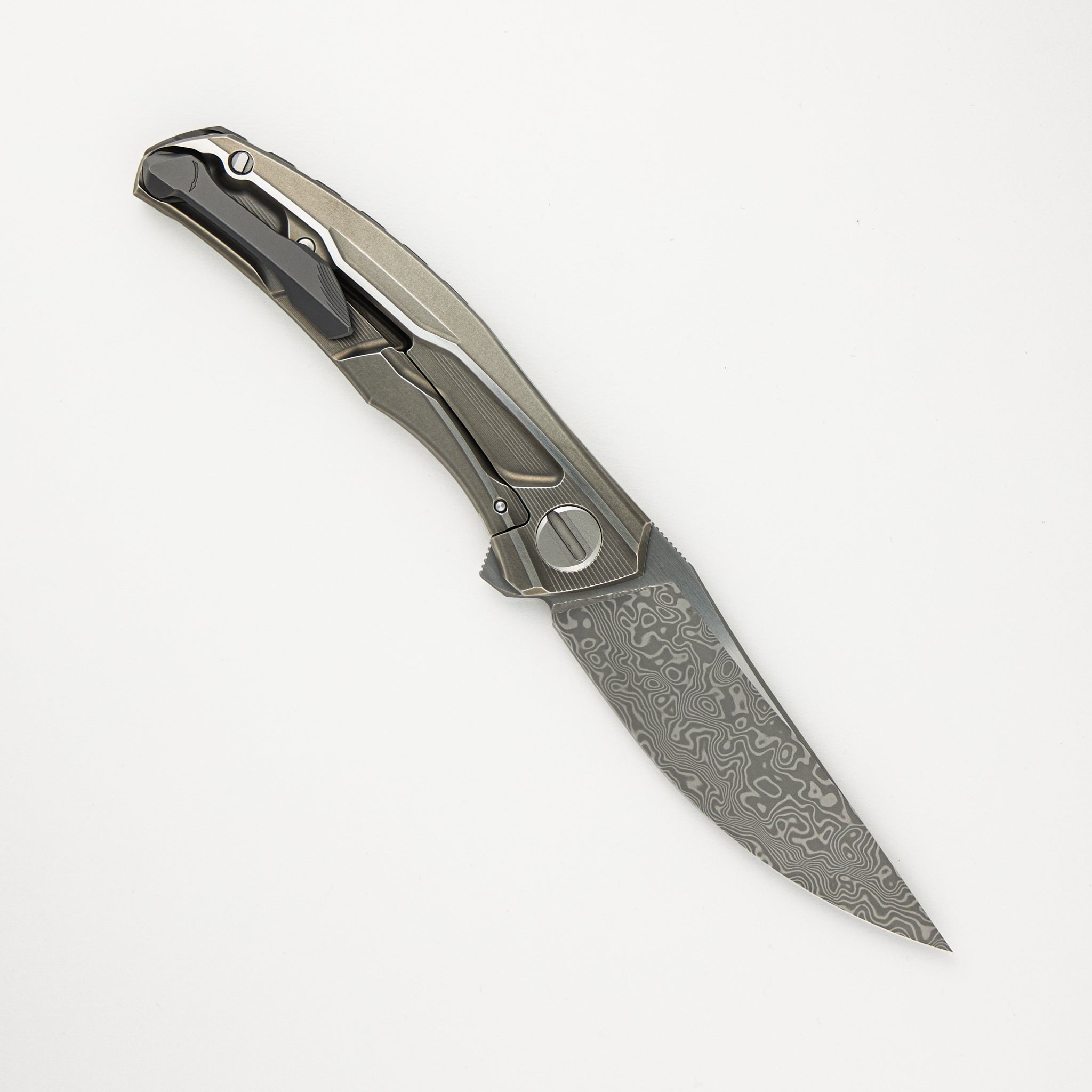 Shirogorov MidiQ SR - Titanium Handle - ZDI-1046 Blade - SRRBS