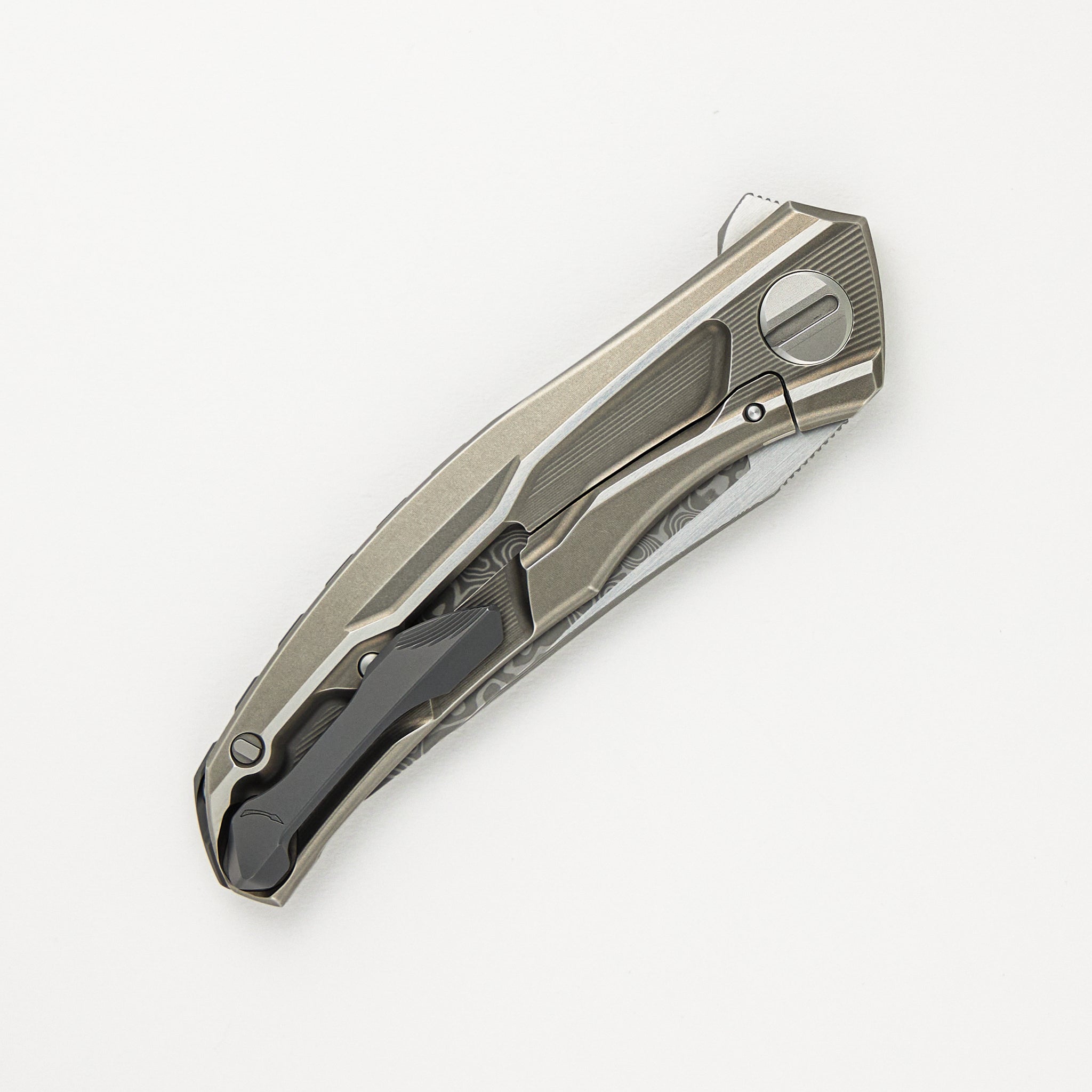 Shirogorov MidiQ SR - Titanium Handle - ZDI-1046 Blade - SRRBS