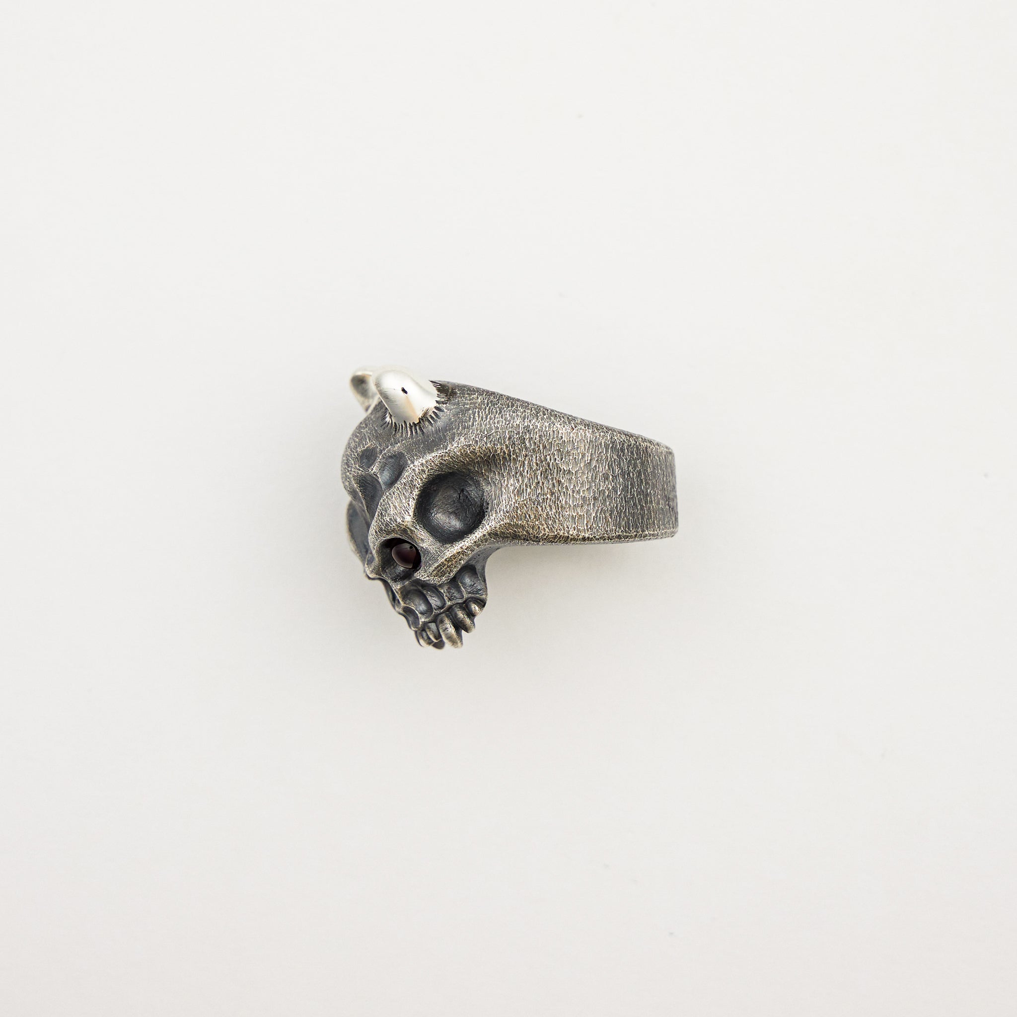 Vigilant Oni Hard Warrior Silver Ring Size 12.5