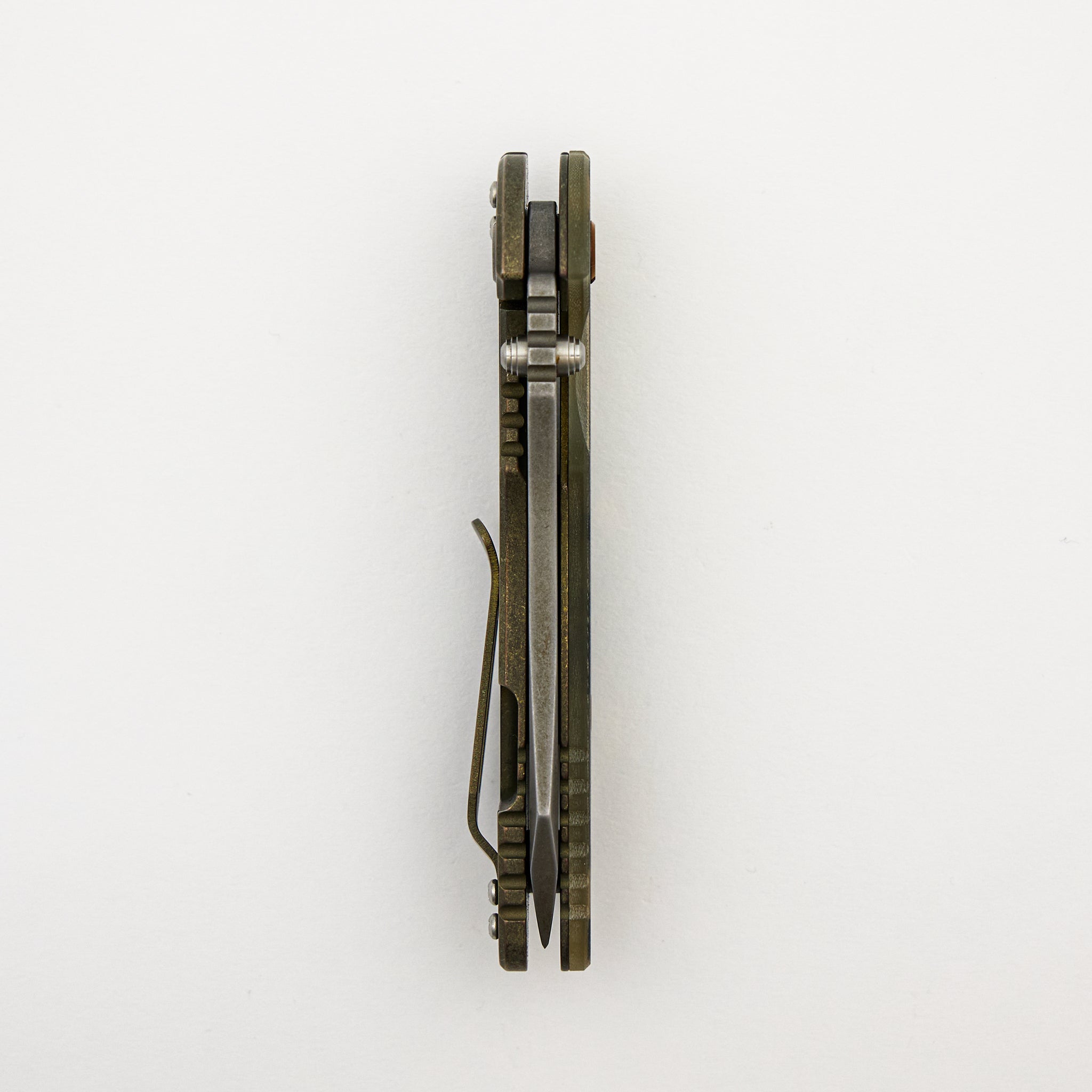 Steel Flame Collaboration XM-18 3.5" - Skinner S35VN - Teflon Washers - Old School Crusades & Lion - Digi Camo G10