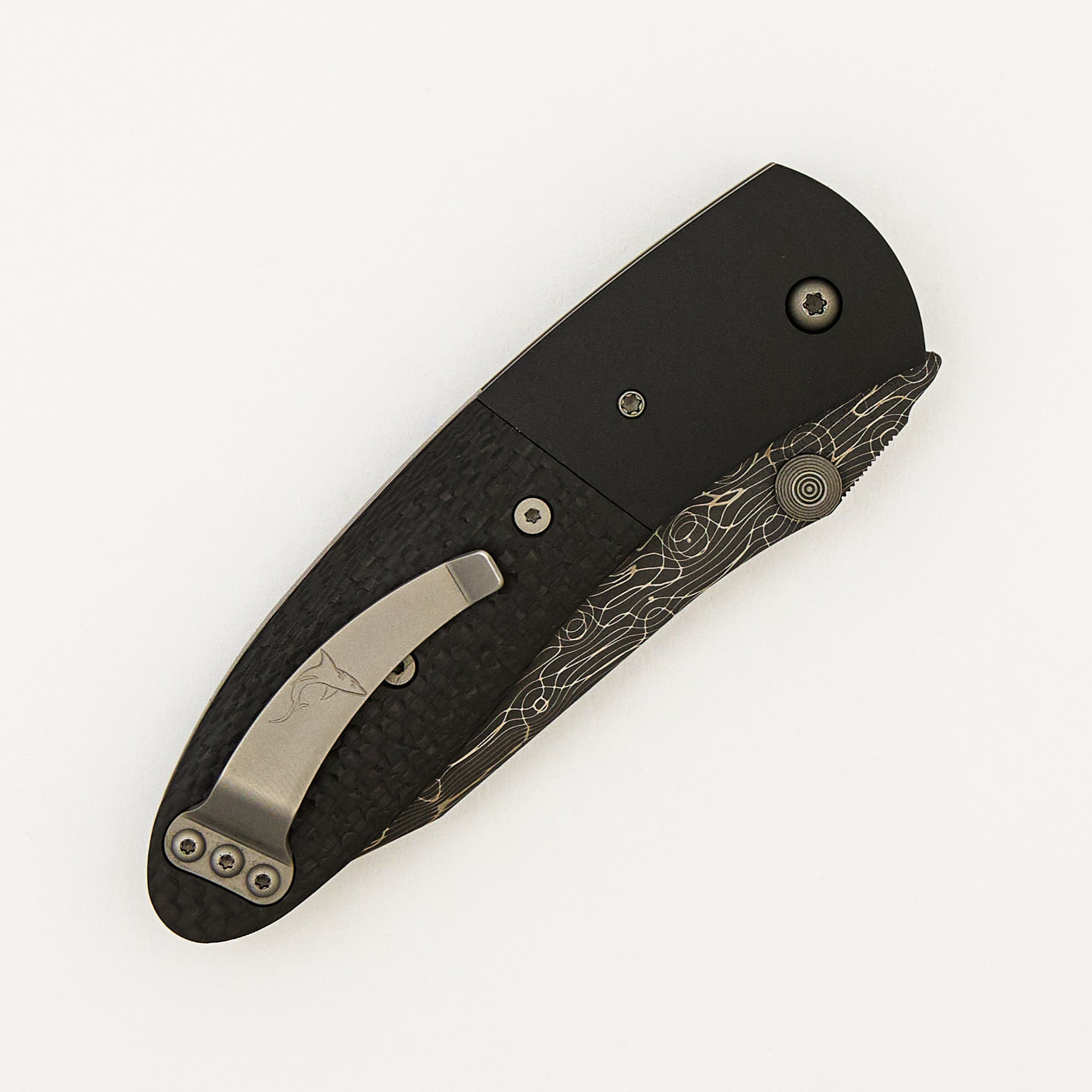 Lightfoot LCC D/A - Devin Thomas "Vines & Roses" Blade - Titanium/Carbon Fiber Handle