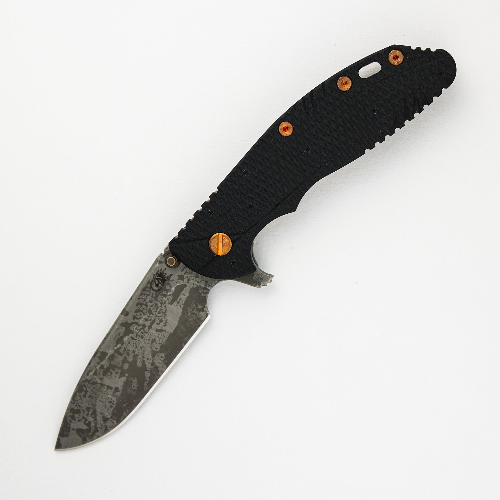 Hinderer XM-24 4.0" - S45VN Slicer Hollow Grind Tri-Way Battle Hound Black G10