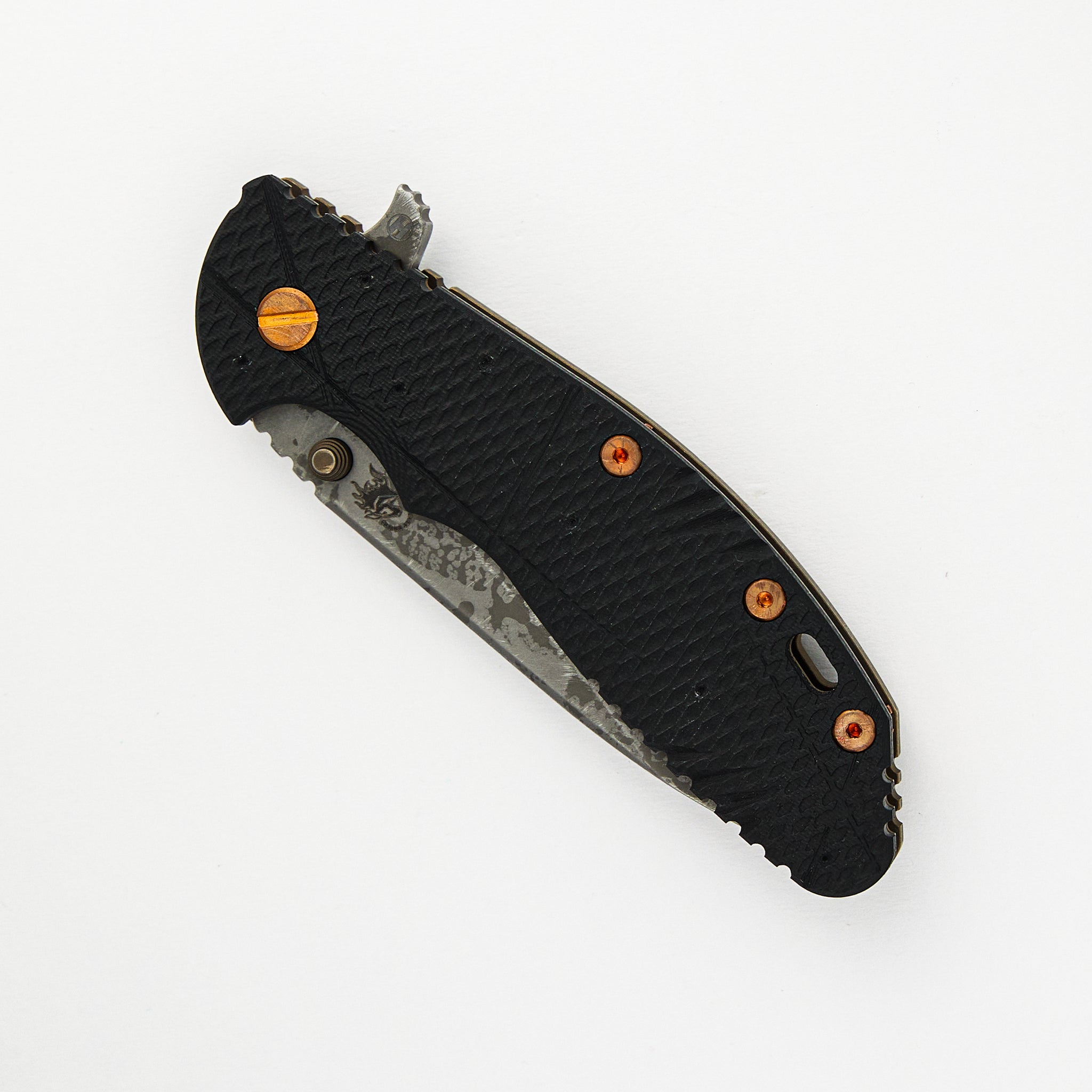 Hinderer XM-24 4.0" - S45VN Slicer Hollow Grind Tri-Way Battle Hound Black G10