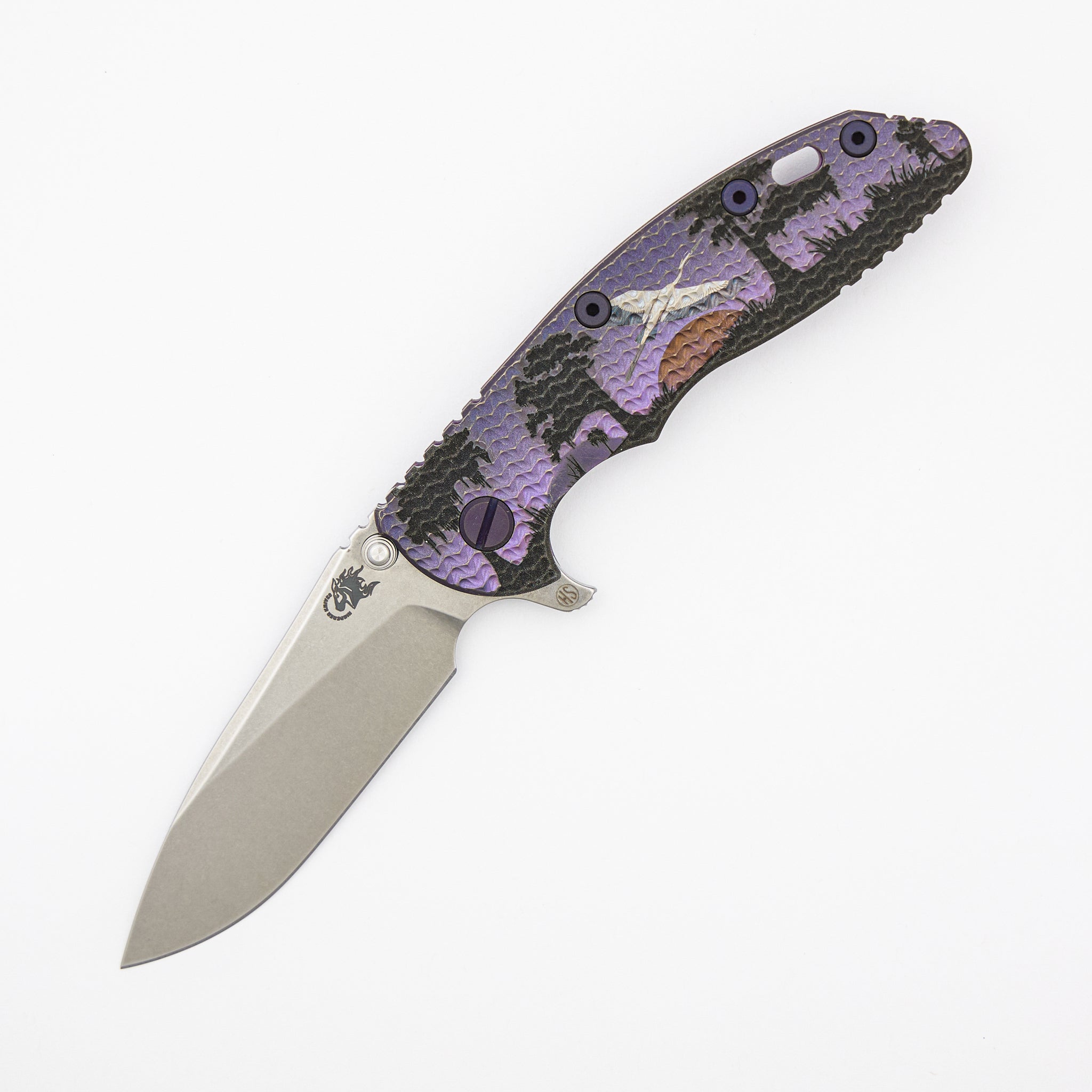 20%off♡ハイグレード✨パープルマイカ Green Beret 7″ Black Serrated Edge