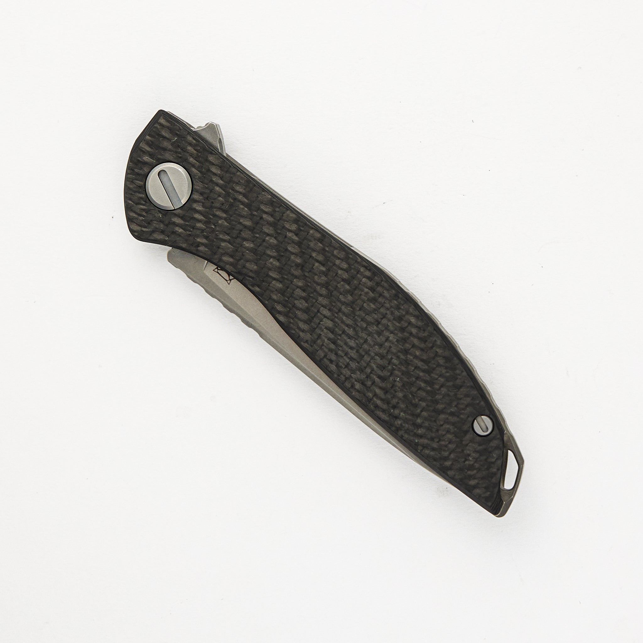 Shirogorov Hation Zero - M390 Blade -Carbon Fiber/Titanium Handle - MRBS