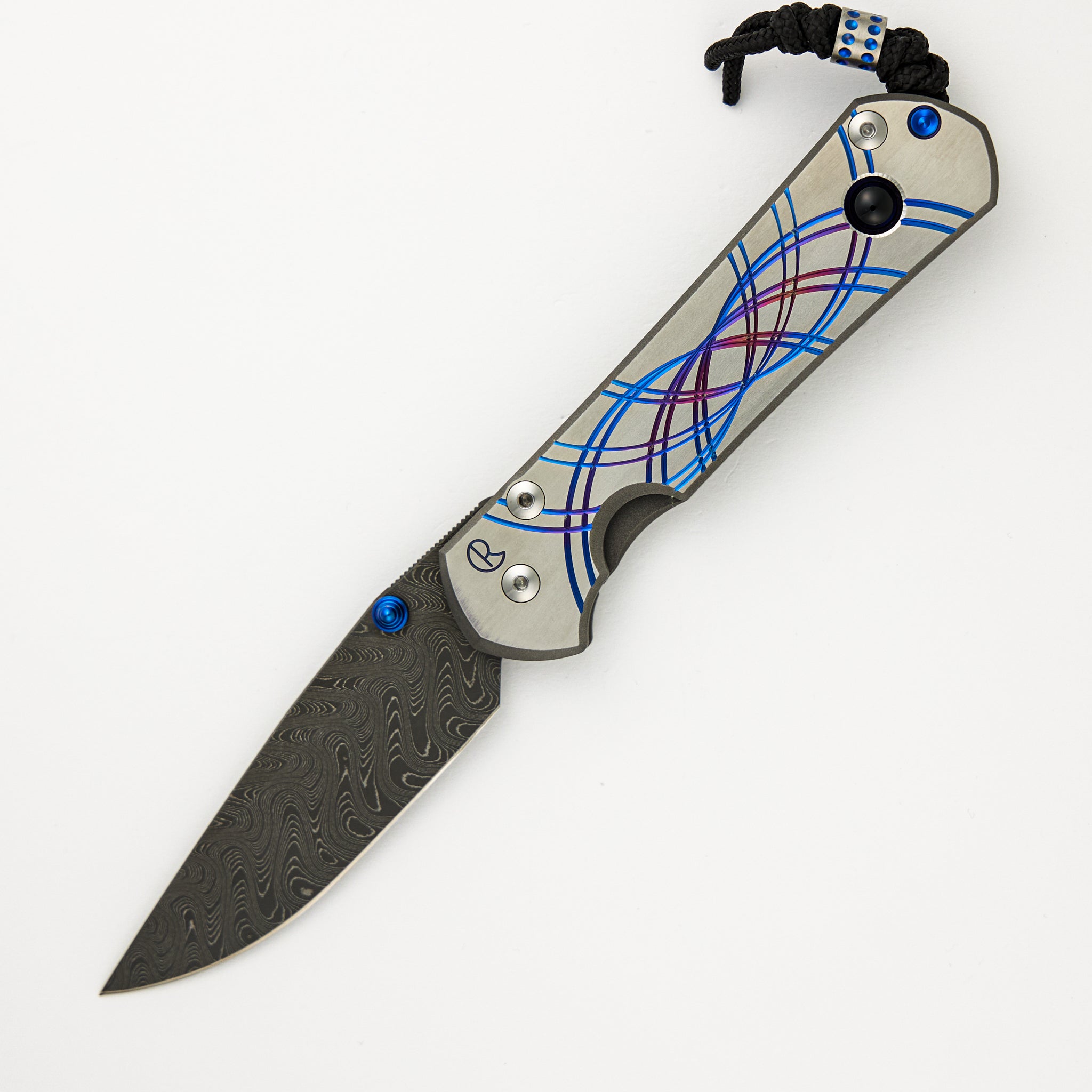 Chris Reeve Large Sebenza 31 Unique Graphic - Drop Point Boomerang Blade