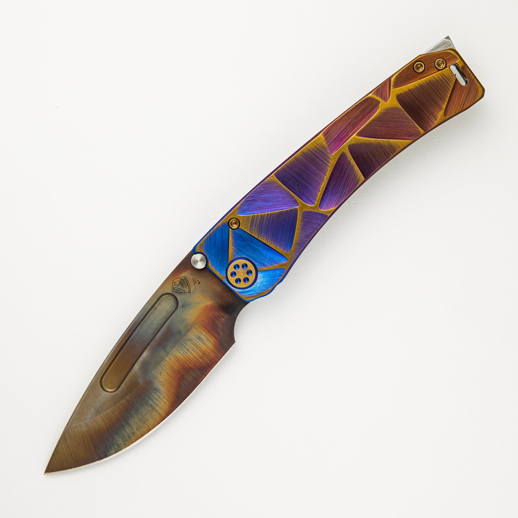 Marauder-H S45VN Vulcan Drop Point "Stained Glass"