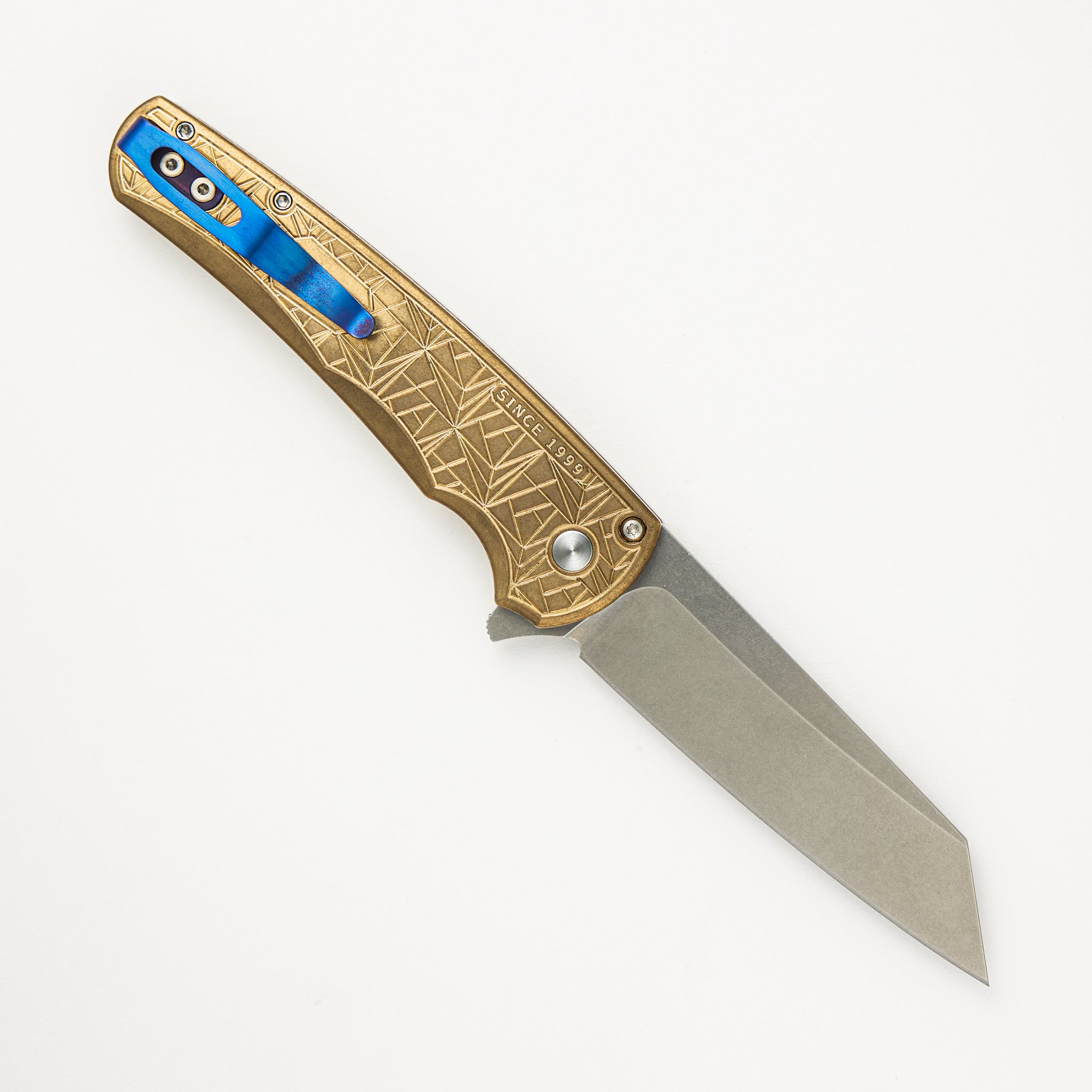 Malibu Custom Enthusiant 2024 - AlBronze "Nexus" Handle - Stonewash MagnaCut Reverse Tanto Blade