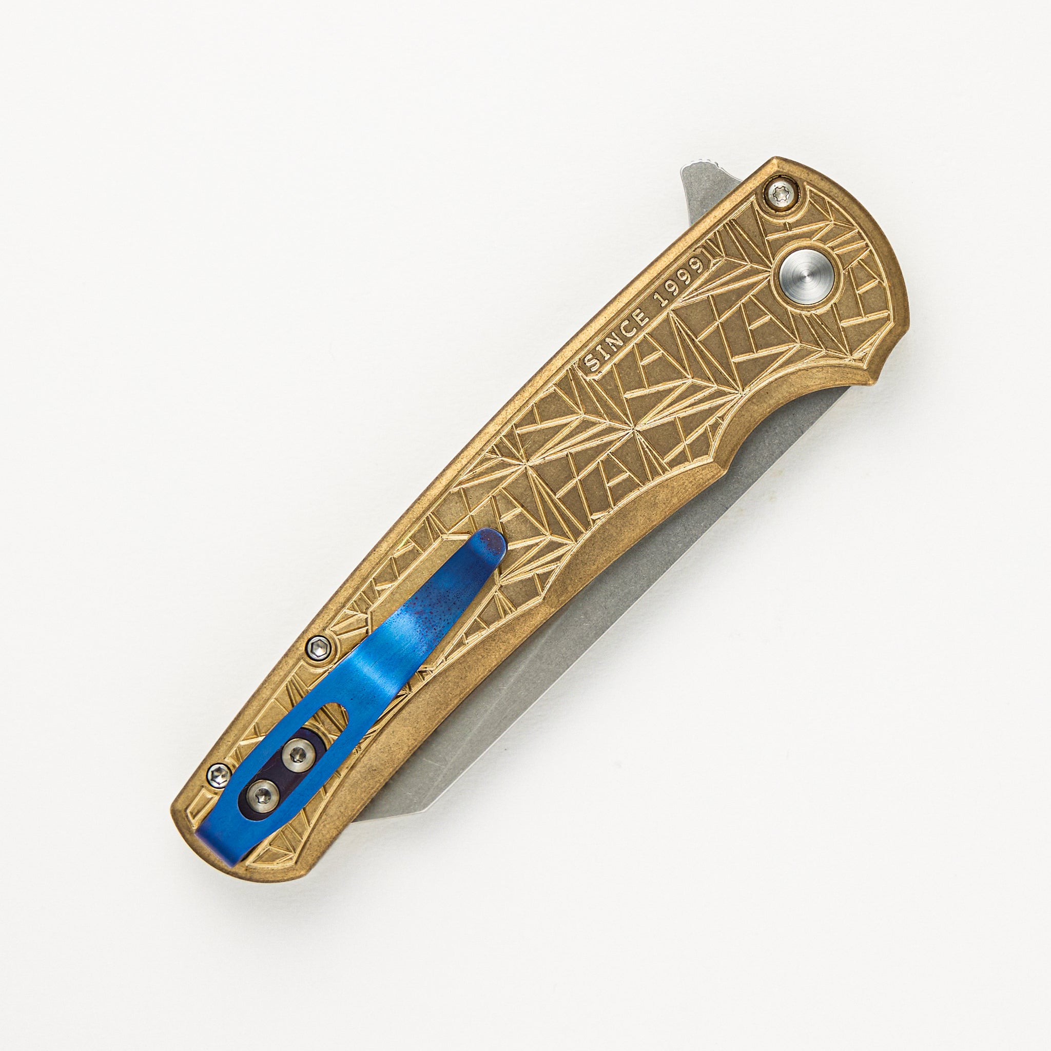 Malibu Custom Enthusiant 2024 - AlBronze "Nexus" Handle - Stonewash MagnaCut Reverse Tanto Blade