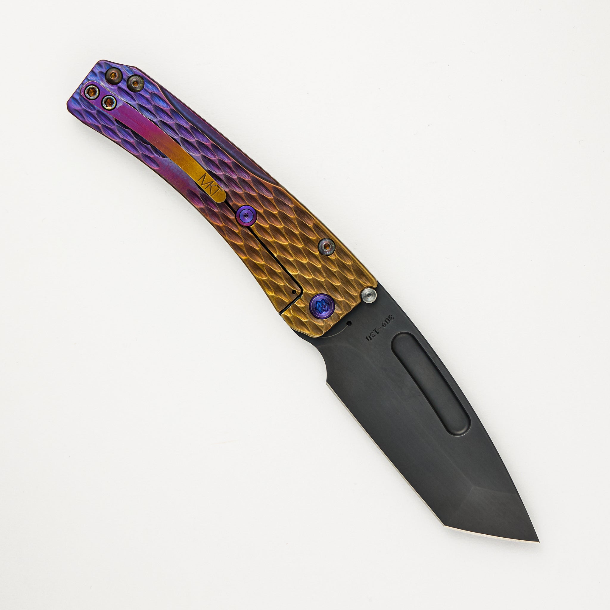 Slim Midi - S45VN Blade - Bronze/Violet "Dragon Skin" Handle