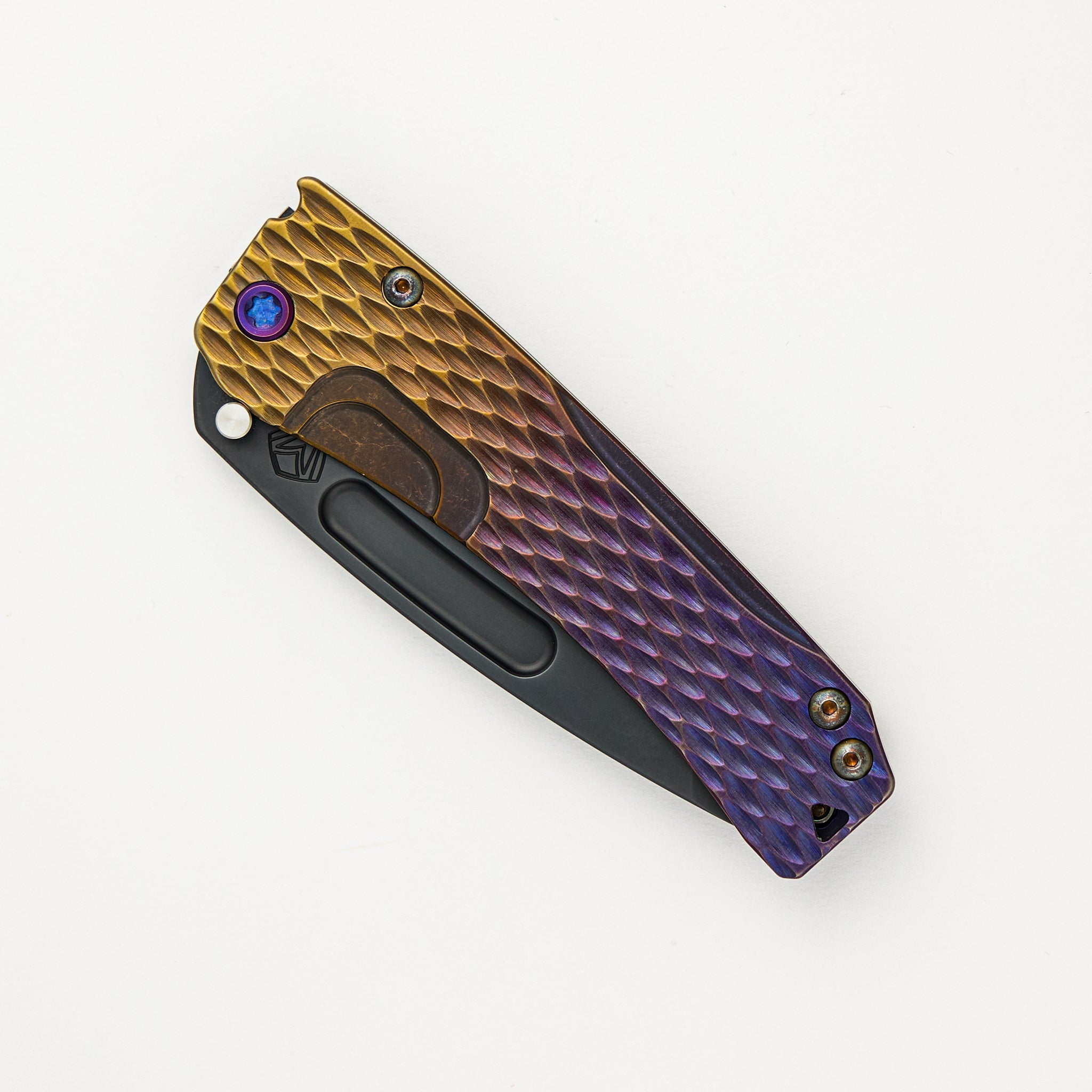 Medford Knives Slim Midi - S45VN Blade - Bronze/Violet "Dragon Skin" Handle