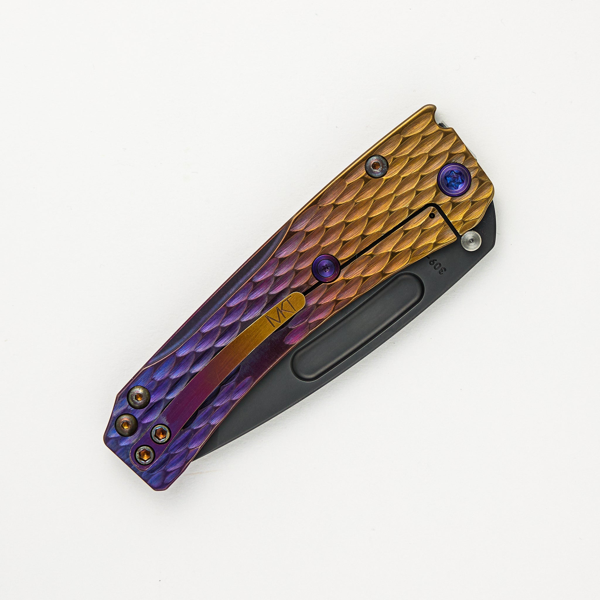 Medford Knives Slim Midi - S45VN Blade - Bronze/Violet "Dragon Skin" Handle