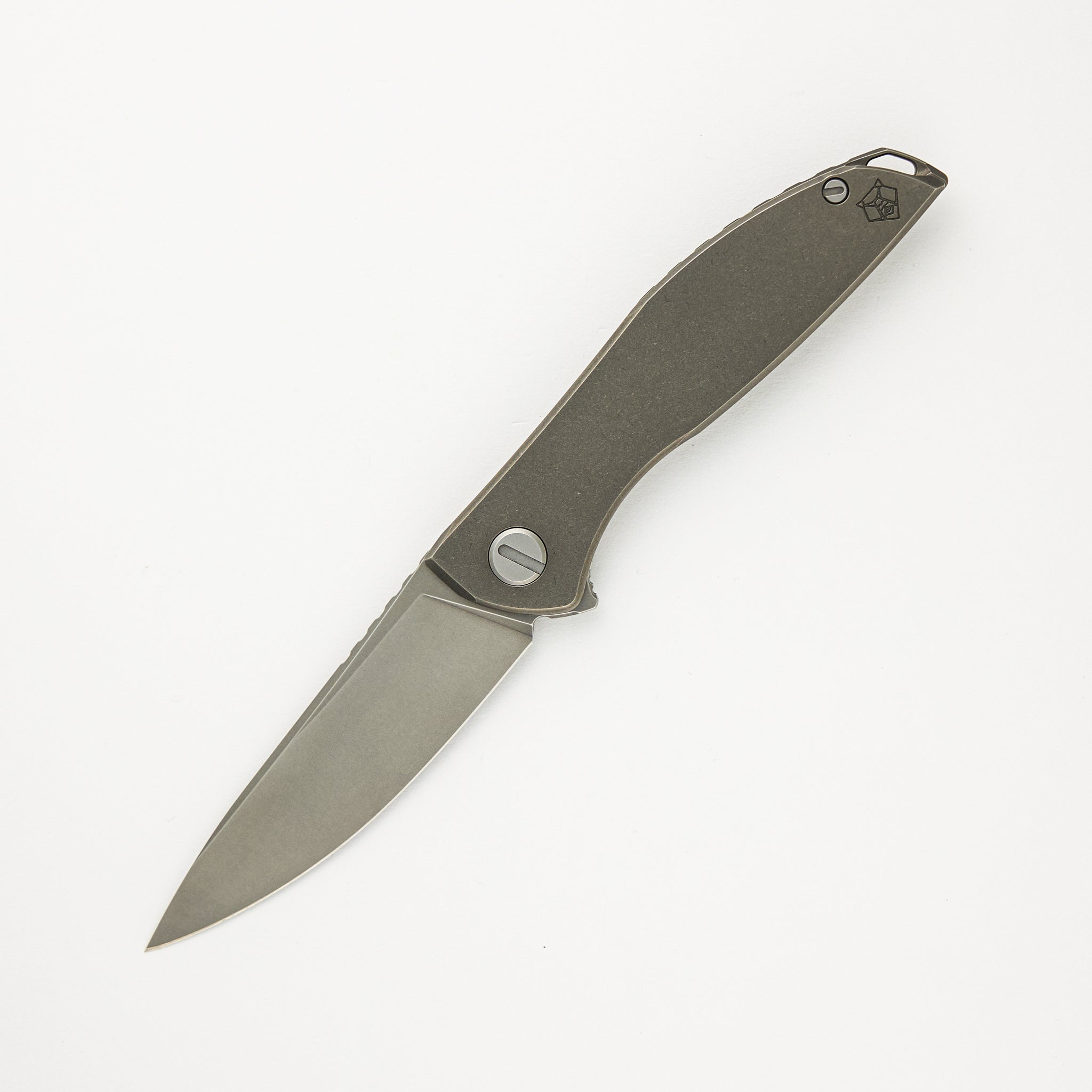 Shirogorov NeOn Zero - Titanium Handle - M390 Blade - MRBS