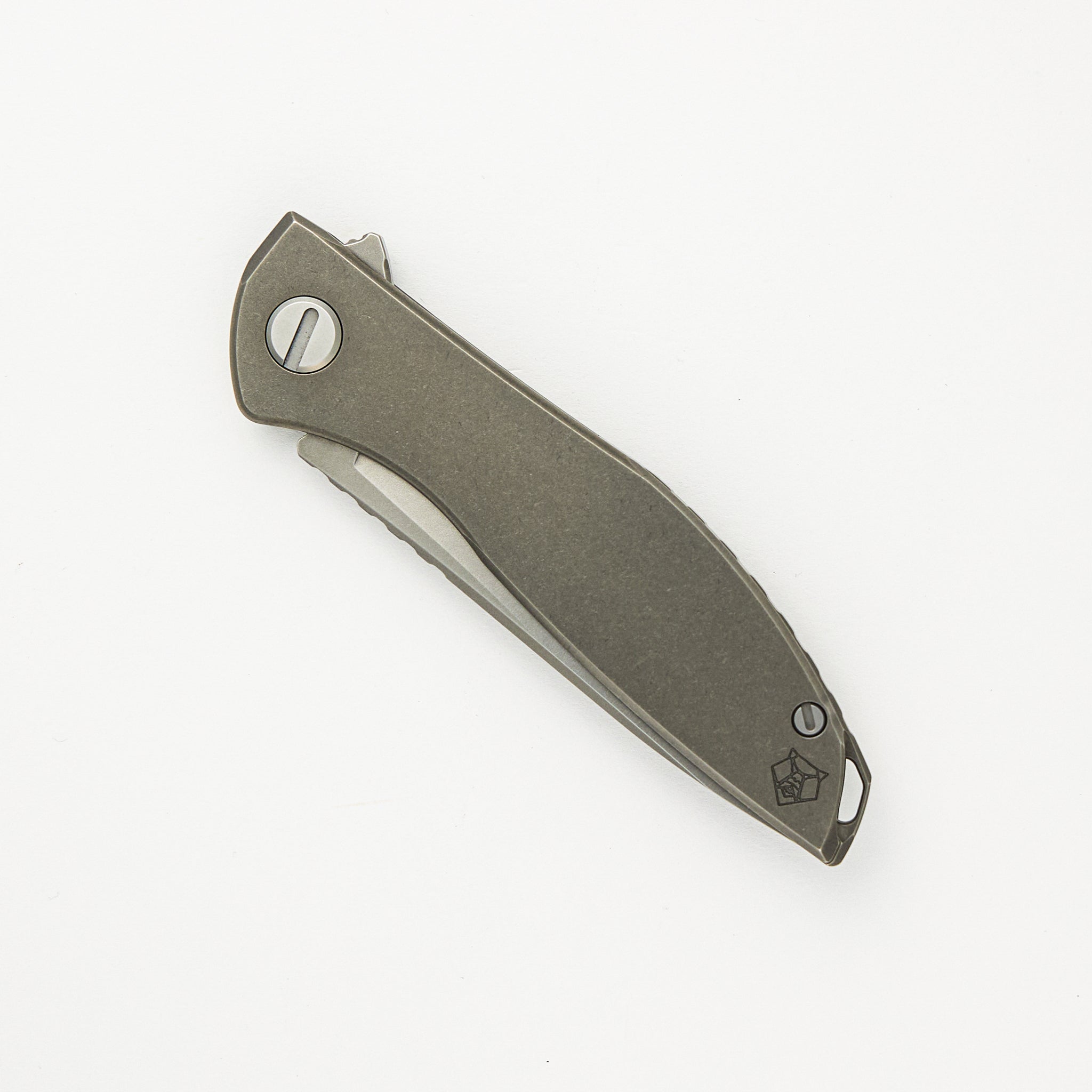 Shirogorov NeOn Zero - Titanium Handle - M390 Blade - MRBS