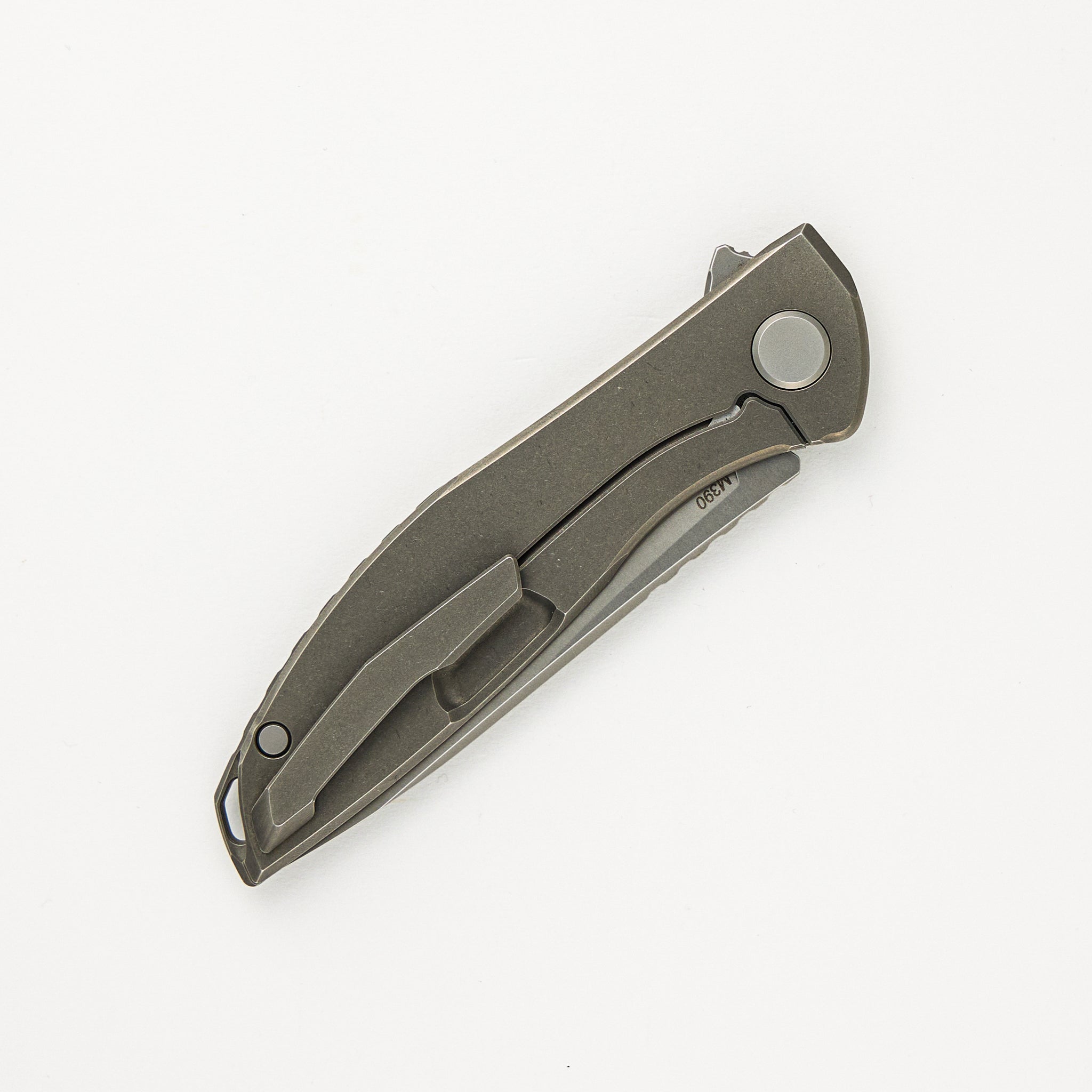 Shirogorov NeOn Zero - Titanium Handle - M390 Blade - MRBS