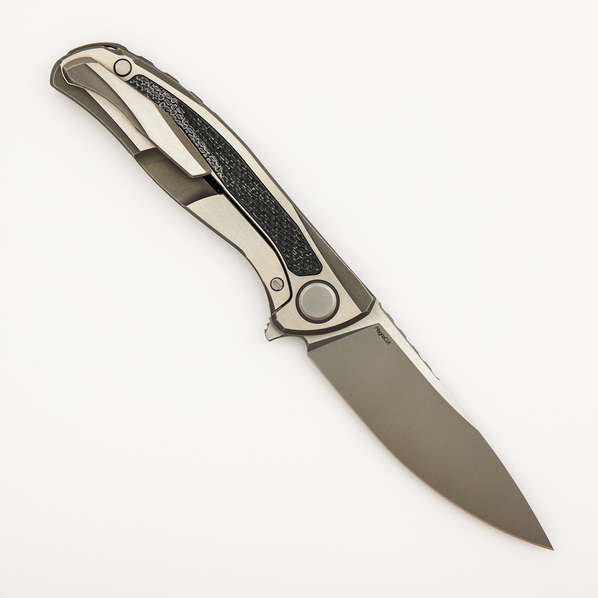 Chris Reeve Knives Collaboration Hati CGG - MagnaCut Blade - Titanium/Black Alutex Handle - MRBS