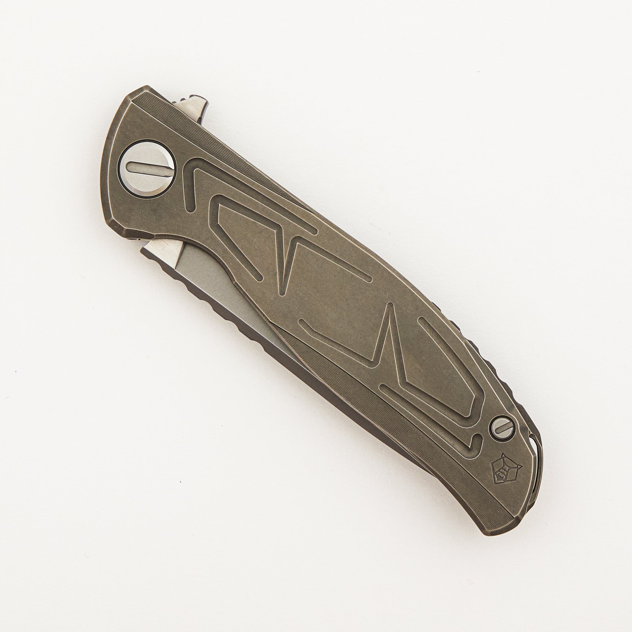 F95 Braces - S90V Blade - Titanium Handle - Washers