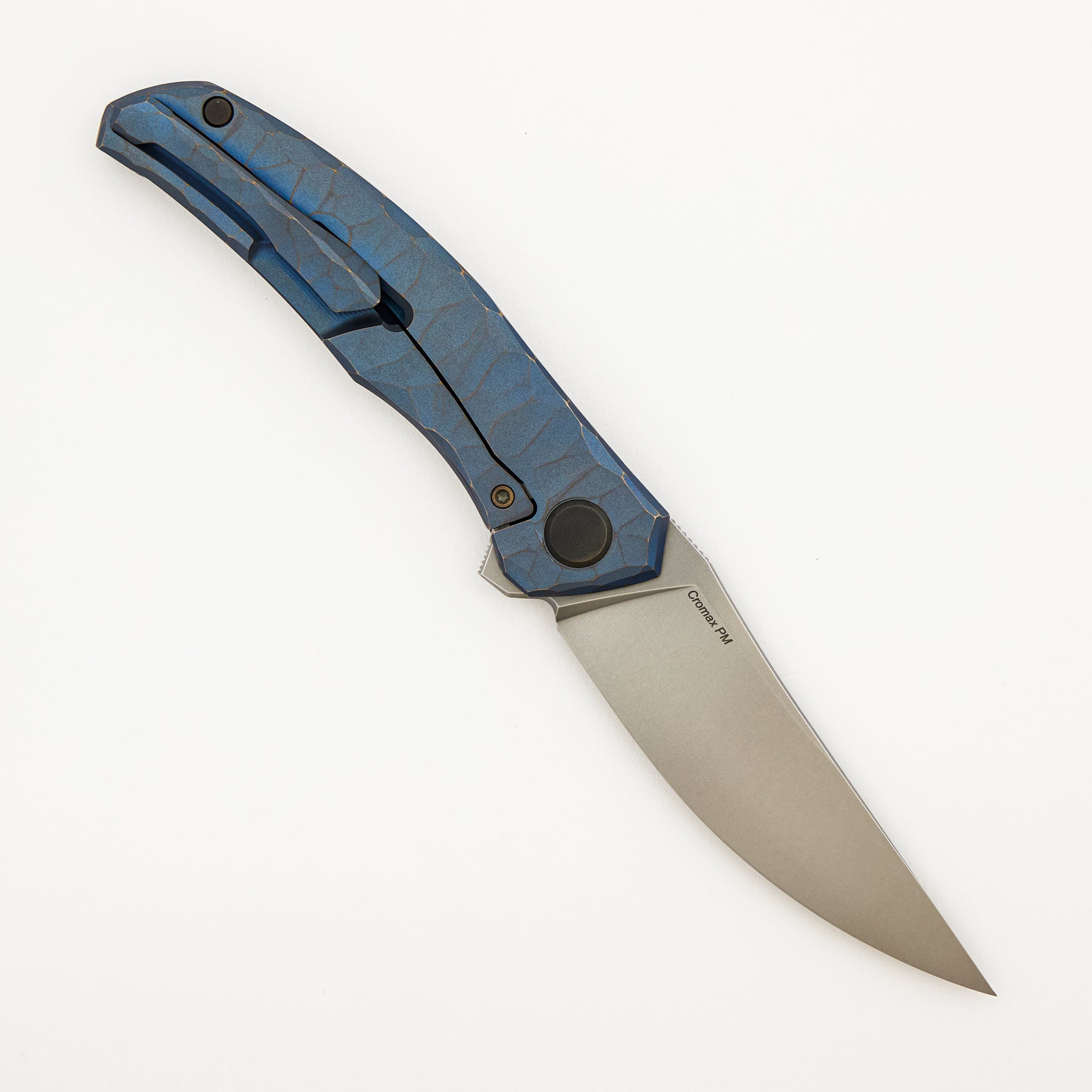 Rip Knives Finish Quantum “Blue Machine” – Cromax PM Blade – MRBS