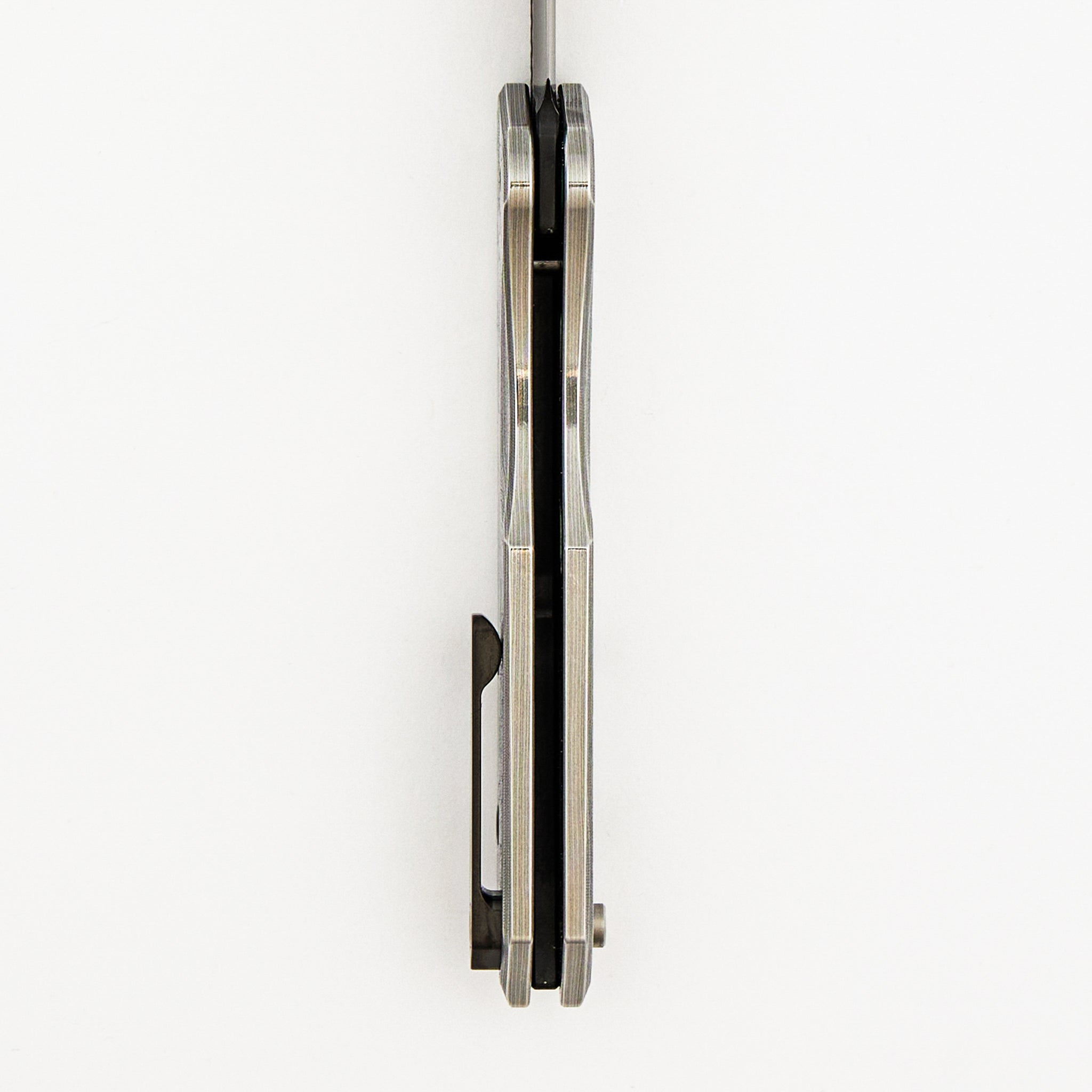 Jinn - Hand Ground DLC MagnaCut - Vegas Forge Wood Grain - Abalone Inlaid Pivots - S/N 012
