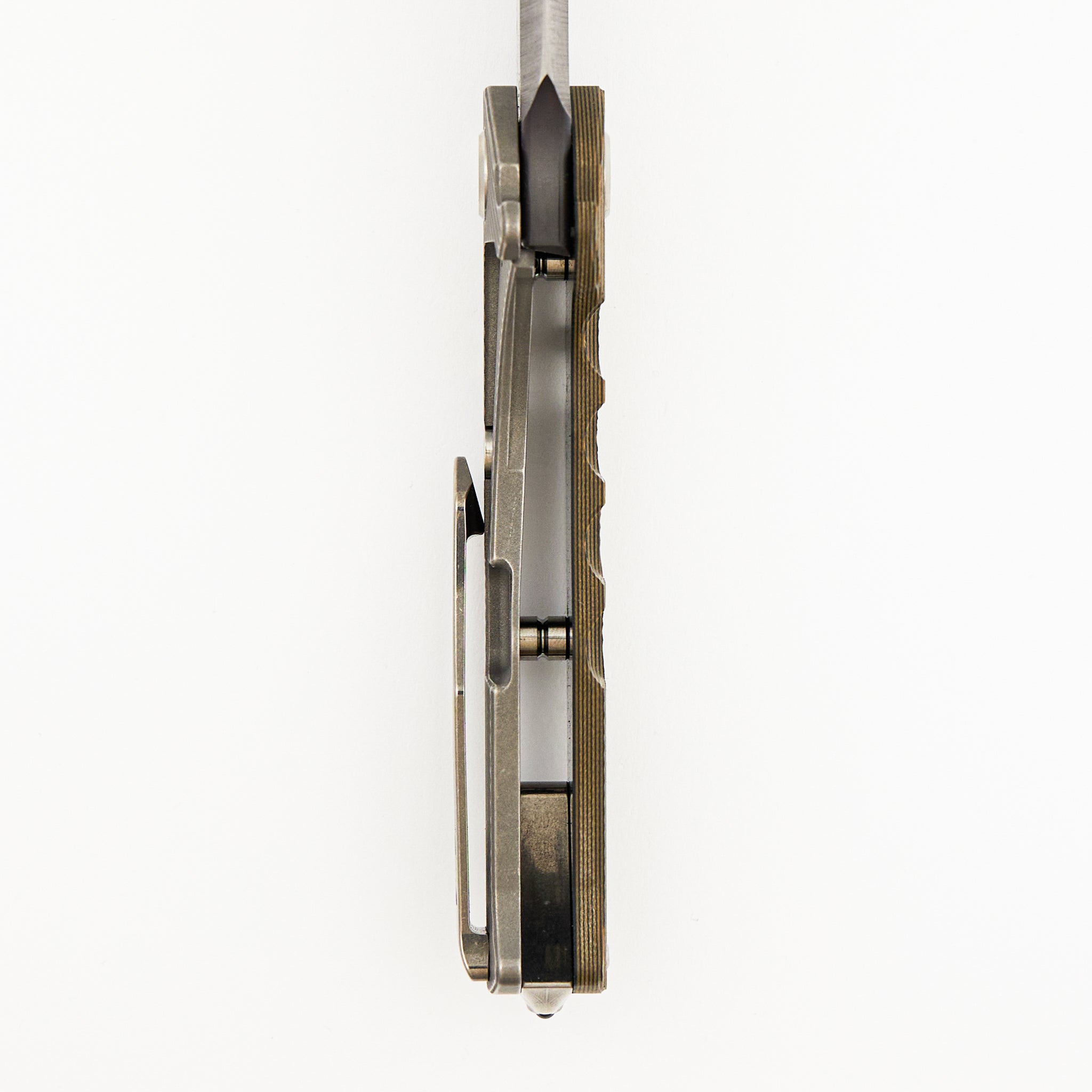 Praetorian Ti-C - Black/Tan G10 Handle - D2 Vulcan Blade