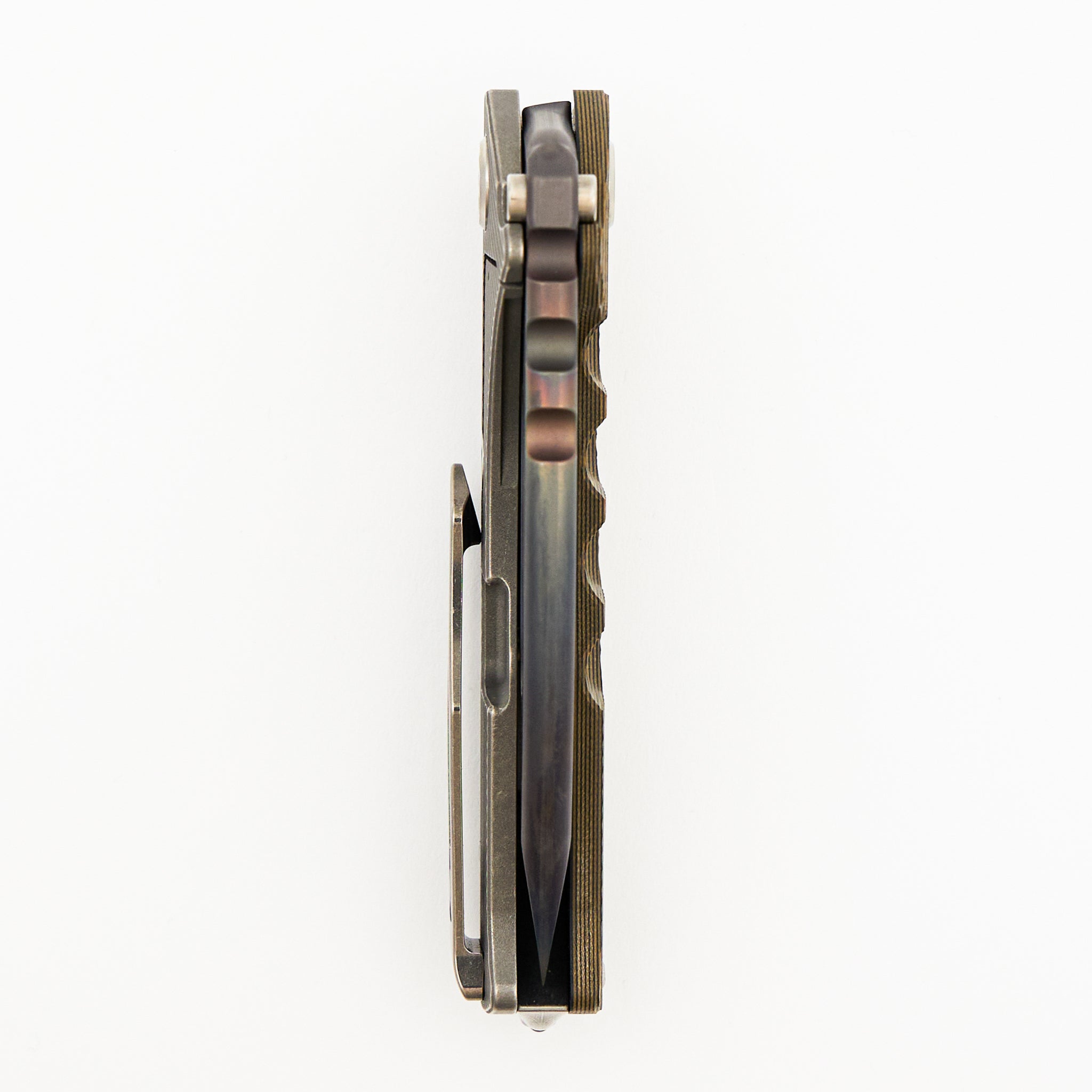 Praetorian Ti-C - Black/Tan G10 Handle - D2 Vulcan Blade