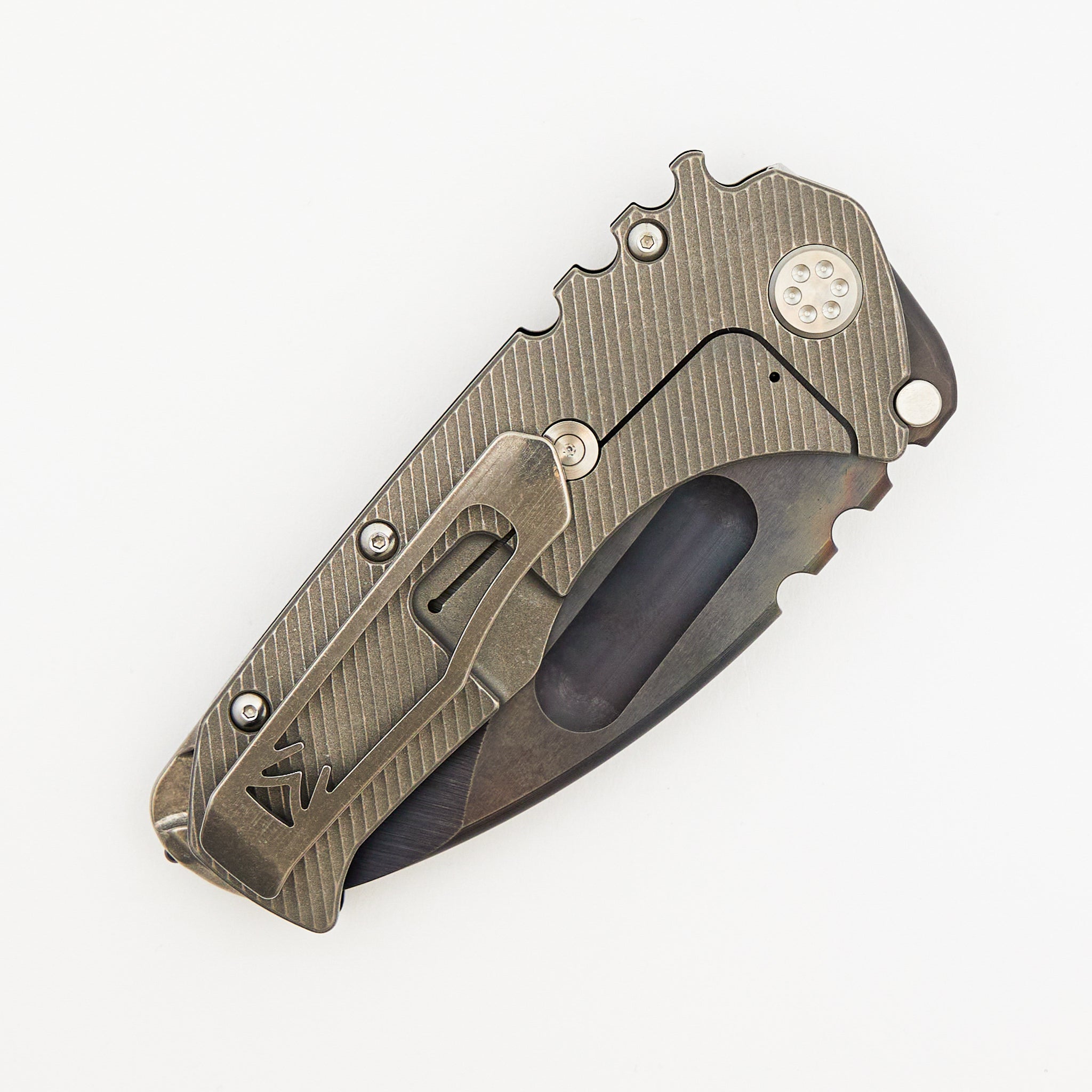 Praetorian Ti-C - Black/Tan G10 Handle - D2 Vulcan Blade