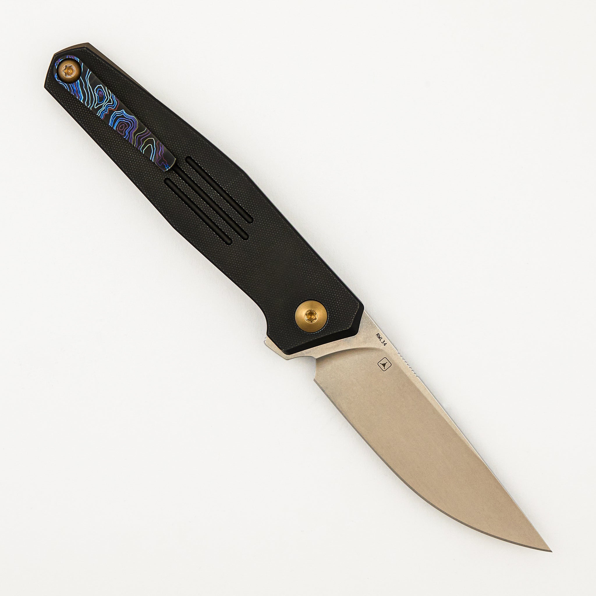 Toko TAD - DLC/Amber Titanium Handle - Titanium Backspacer - RWL34 Blade