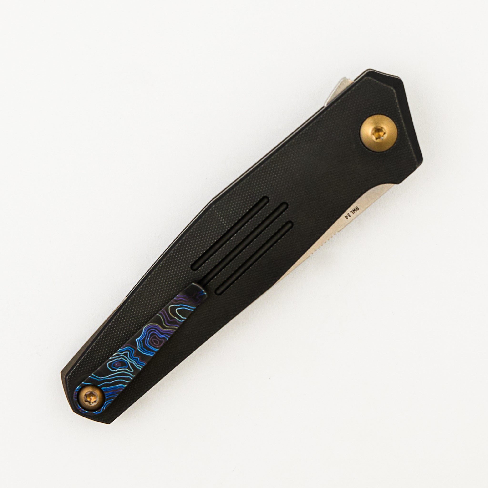 Toko TAD - DLC/Amber Titanium Handle - Titanium Backspacer - RWL34 Blade