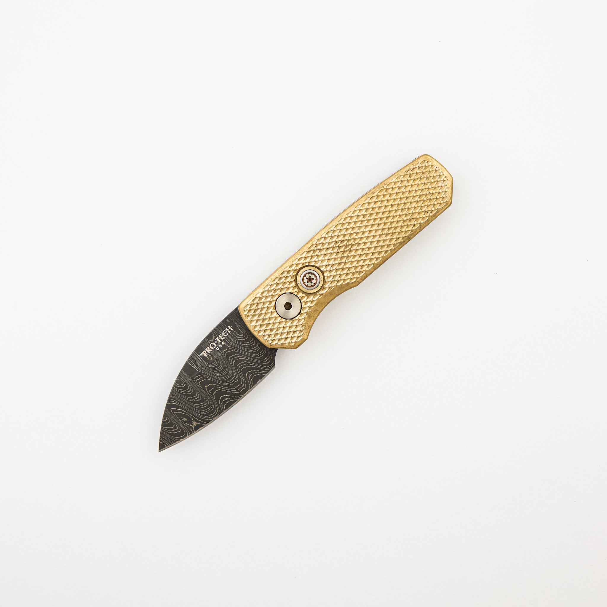 Runt 5 Limited - Textured Bronze AL Handle – Chad Nichols Wharncliffe Blade - #42 of 100