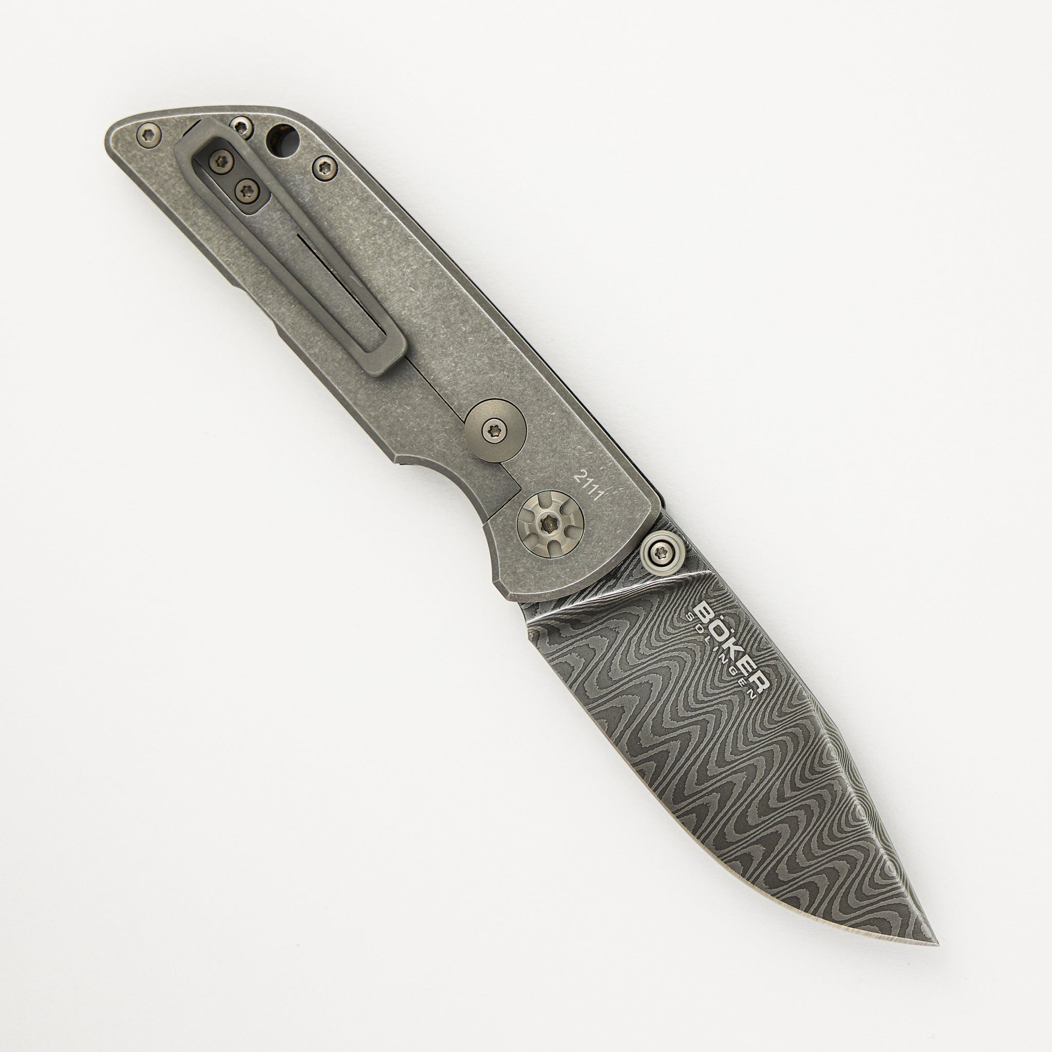 Boker M4 Sherman Damast