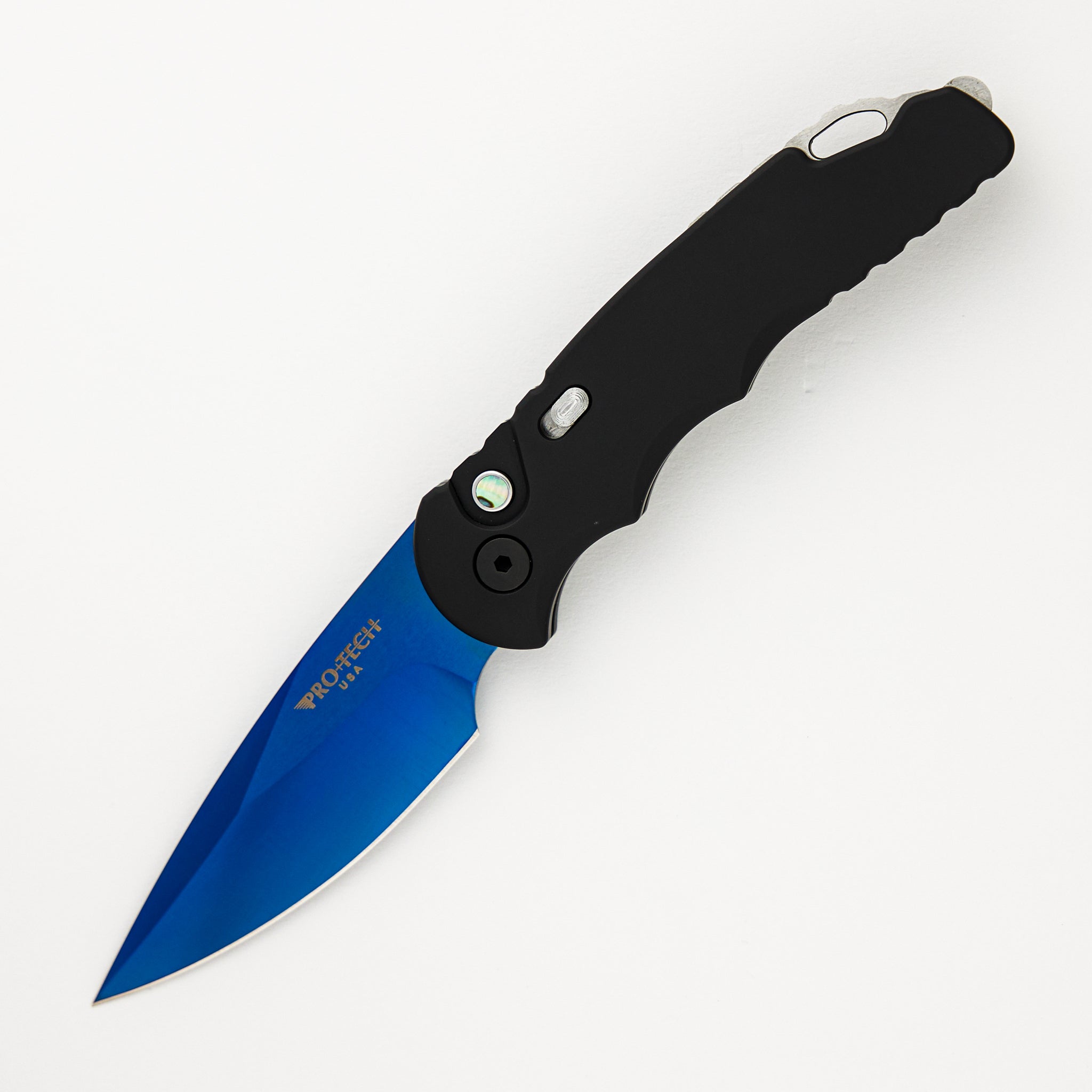 Pro-Tech Knives TR-5 Auto Limited T503-SB - Sapphire Blue 154CM Blade