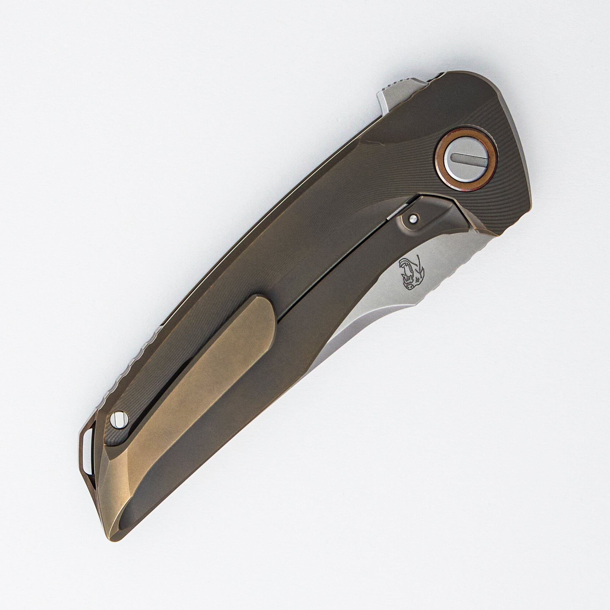 Russian Hokkaido - Bronze Titanium Handle - Vanax 37 Blade - RBS