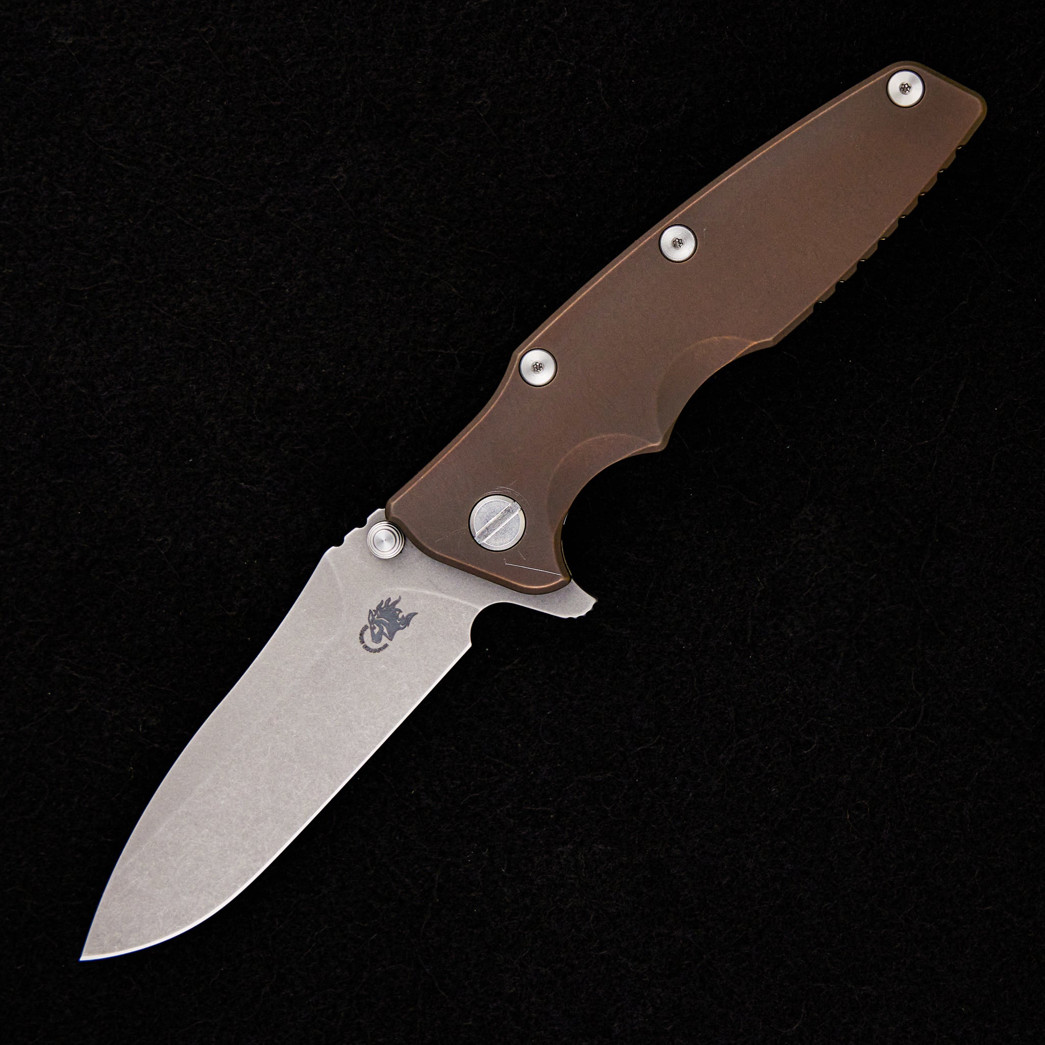 Hinderer Knives Eklipse 3.5″ – MagnaCut Swedged Spear – Tri-Way – Battle Bronze – Black G10