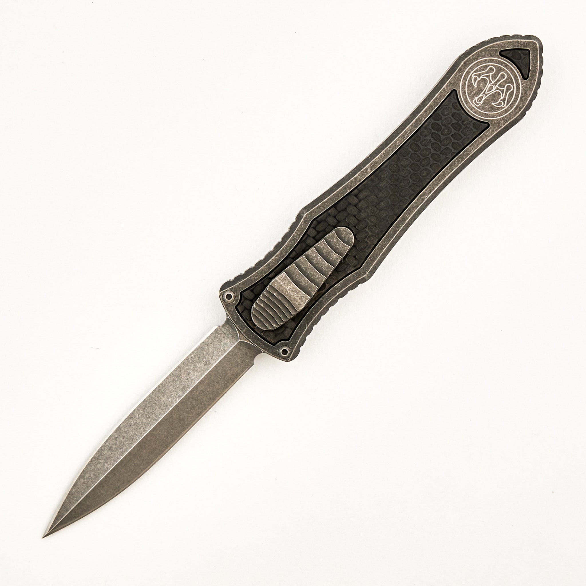 Deadlock Model C - Titanium Handle W/ Carbon Fiber Inlay - 20CV Blade