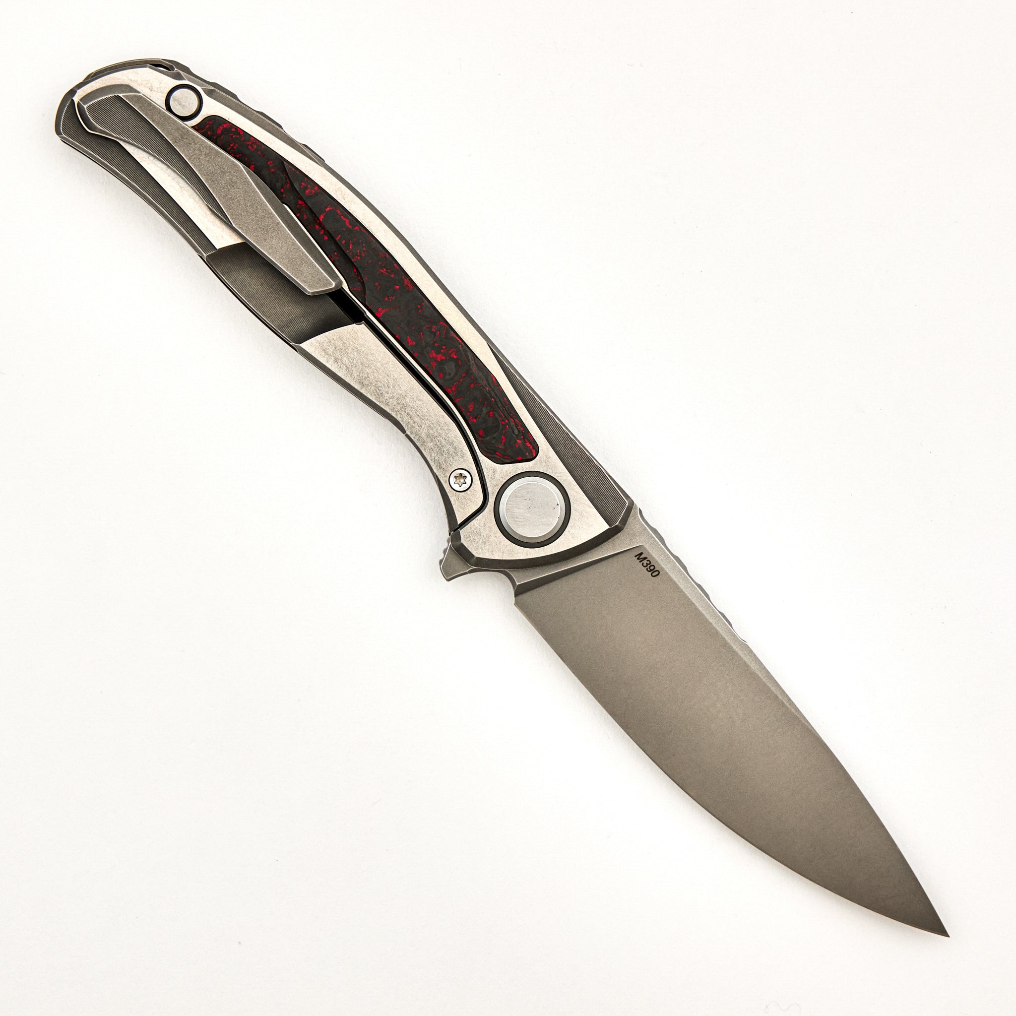 Hati Gen 3 - M390 Blade - Red TechnoCarbo - MRBS