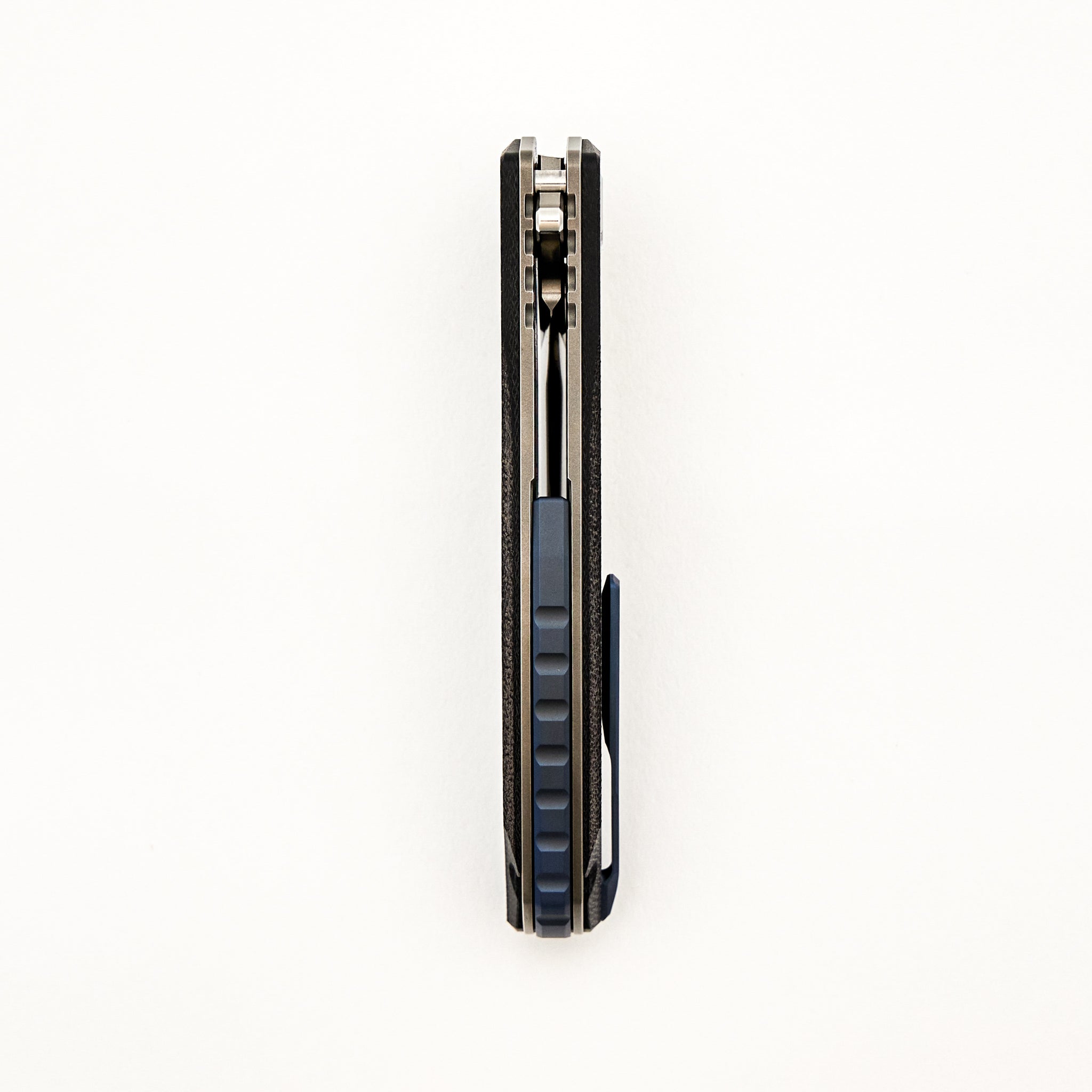 Soft Overkill - M398 Blade - Black Canvas Micarta Handle - SRRBS (RJ Martin Design)