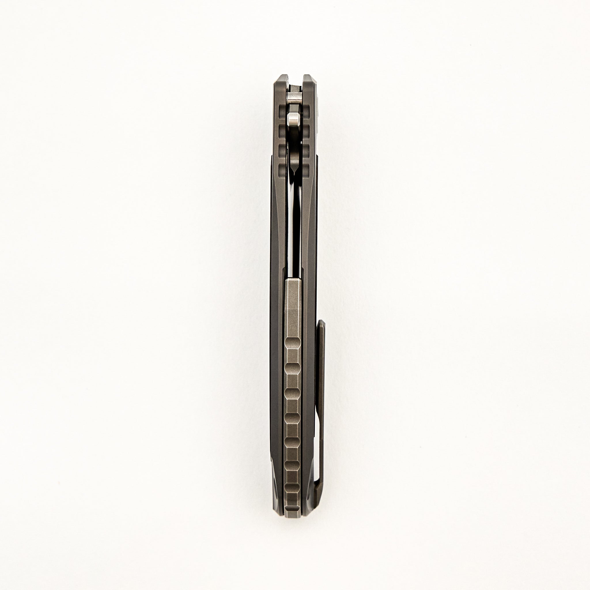 Molten Overkill - MagnaCut Blade - Titanium Handle W/ Lava & Ash CarboTi Inlays - SRRBS (RJ Martin Design)