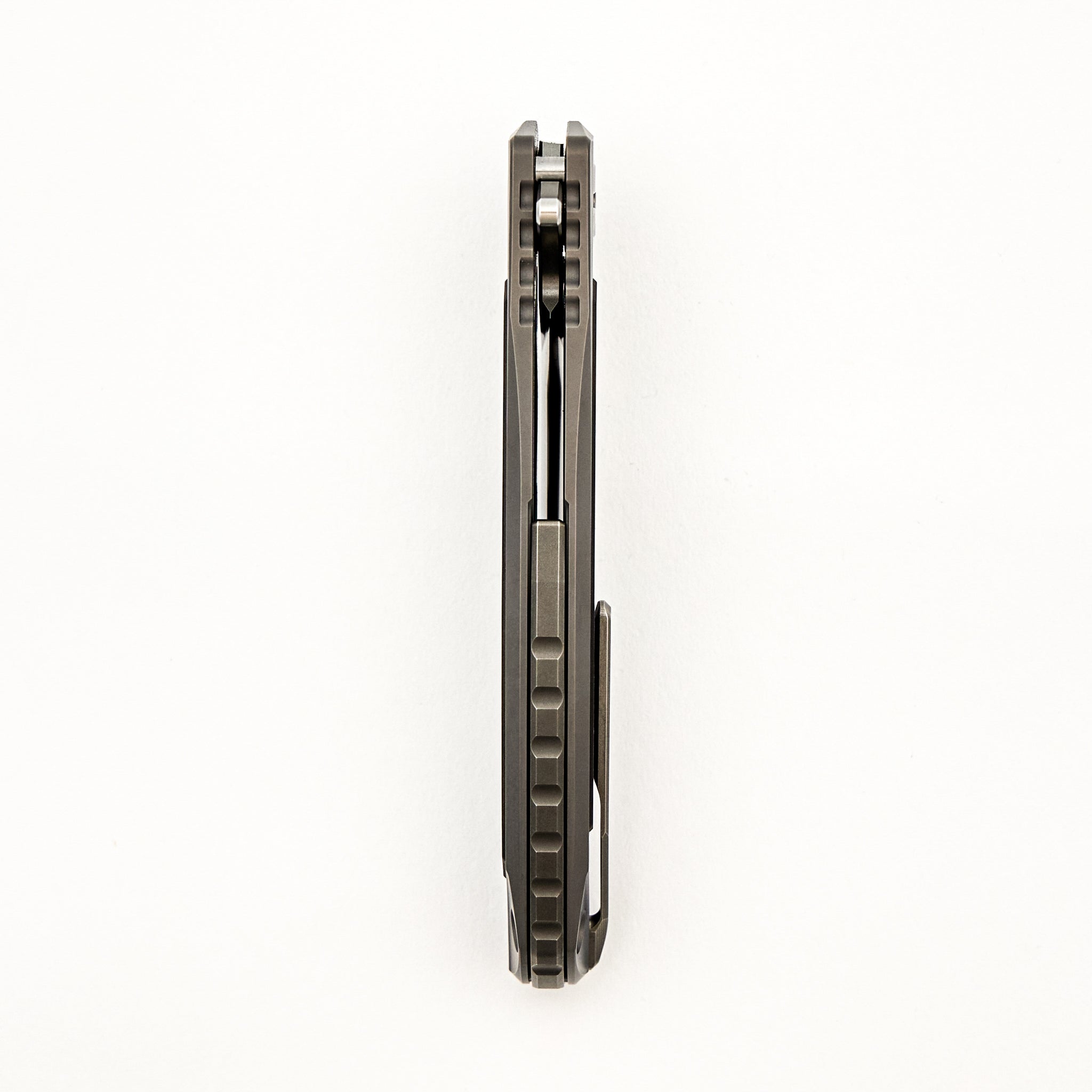 Molten Overkill - MagnaCut Blade - Titanium Handle W/ Lava & Ash CarboTi Inlays - SRRBS (RJ Martin Design)
