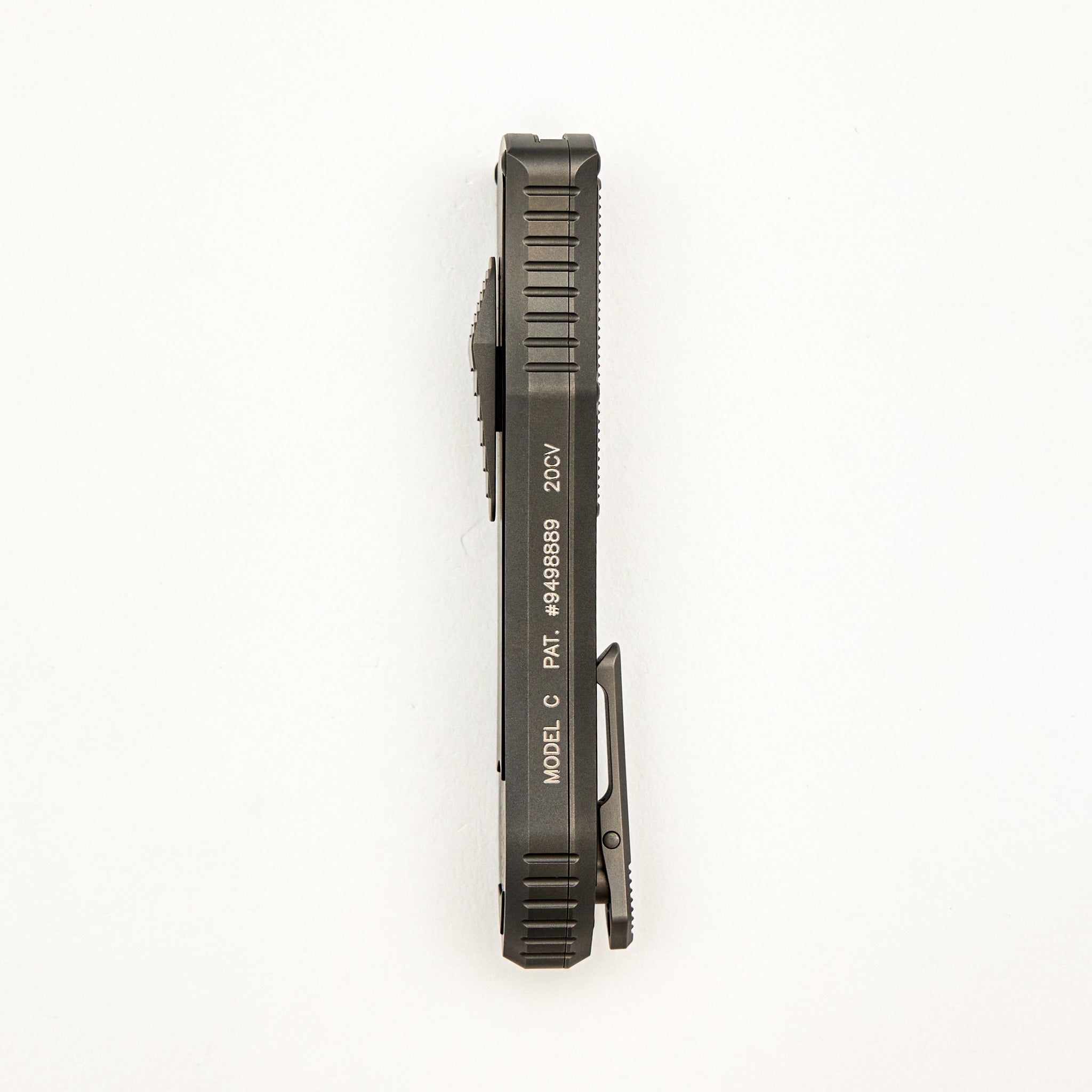 Deadlock Model C - Titanium Handle W/ Black Titanium Inlay - 20CV Blade