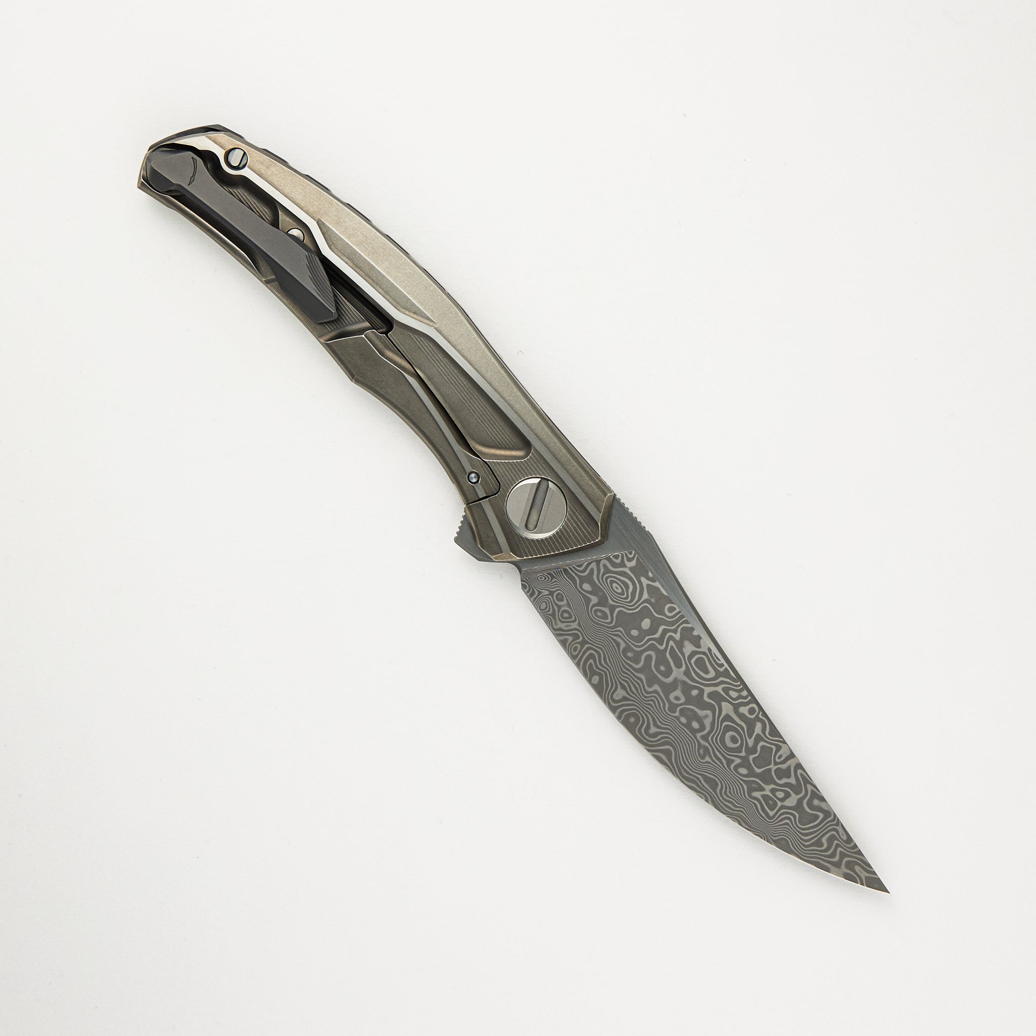 Shirogorov MidiQ SR - Titanium Handle - ZDI-1046 Blade - SRRBS