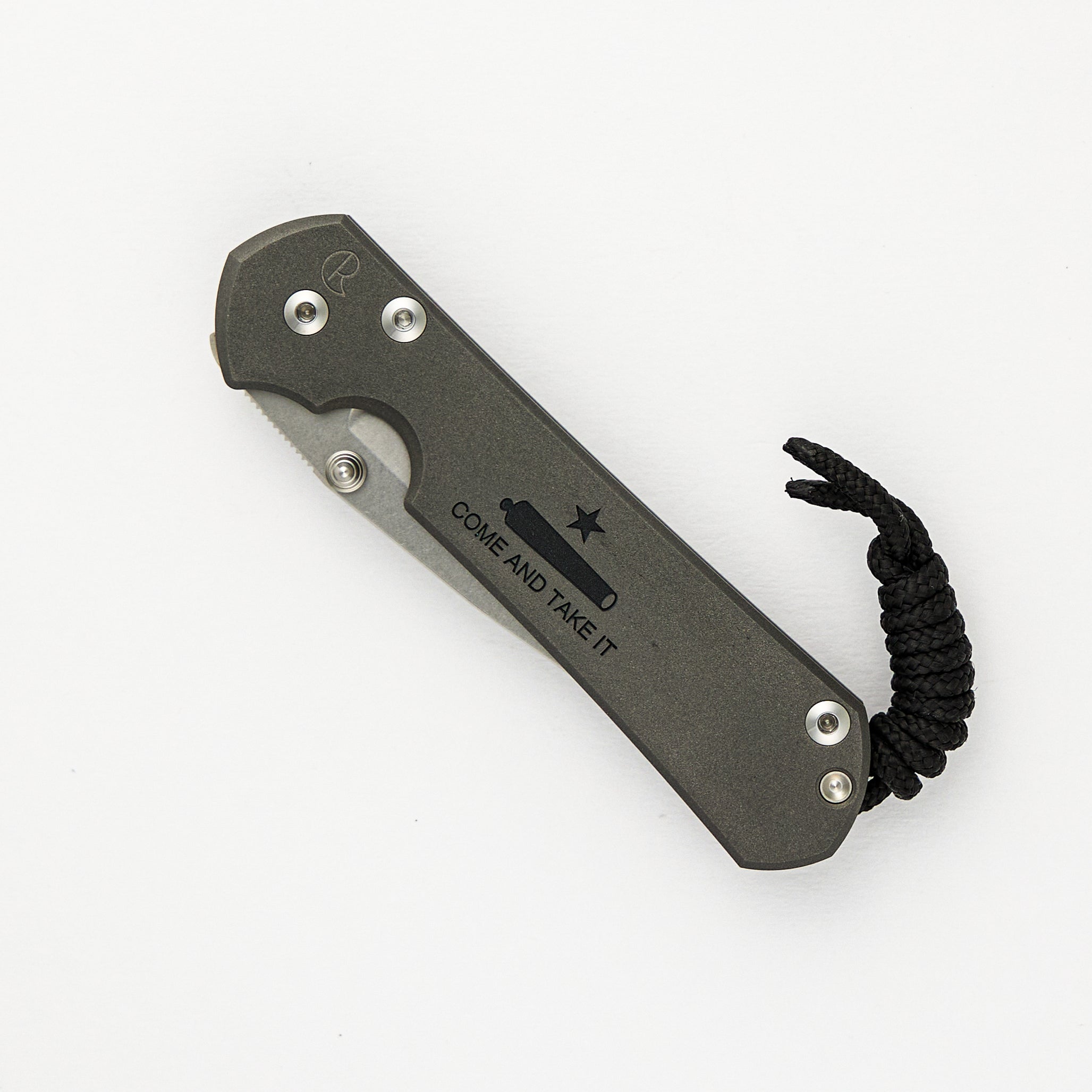 Chris Reeve Small Sebenza 31 CAD Custom "Come and Take It" Drop Point CPM S45VN