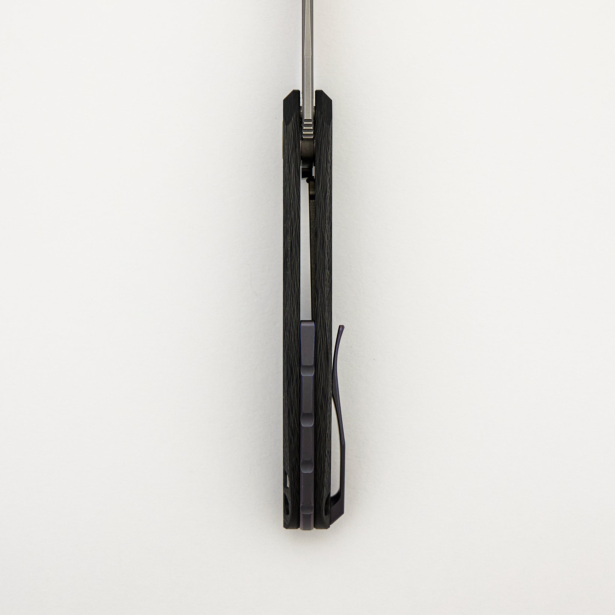 Stellar CF First Production – Purple Carbon Fiber Handle – MagnaCut Blade – MRBS