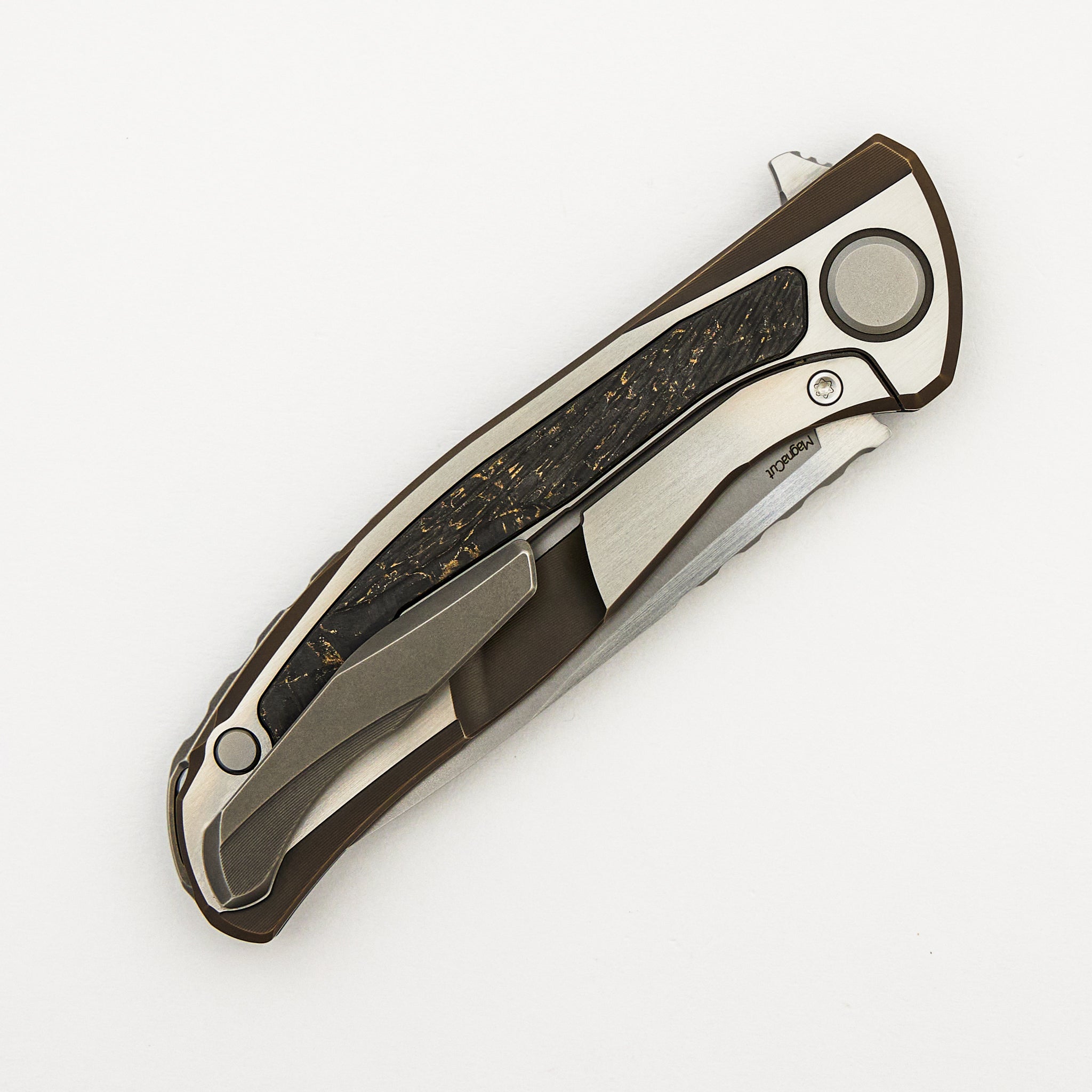 Hati - Bronze Carbon Fiber Handle - MagnaCut Blade - MRBS