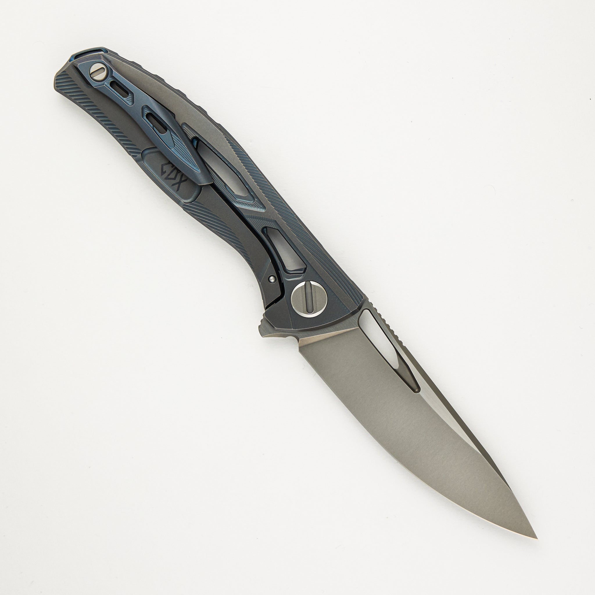 Shirogorov CDX - Titanium Handle - S90V Blade - SRRBS