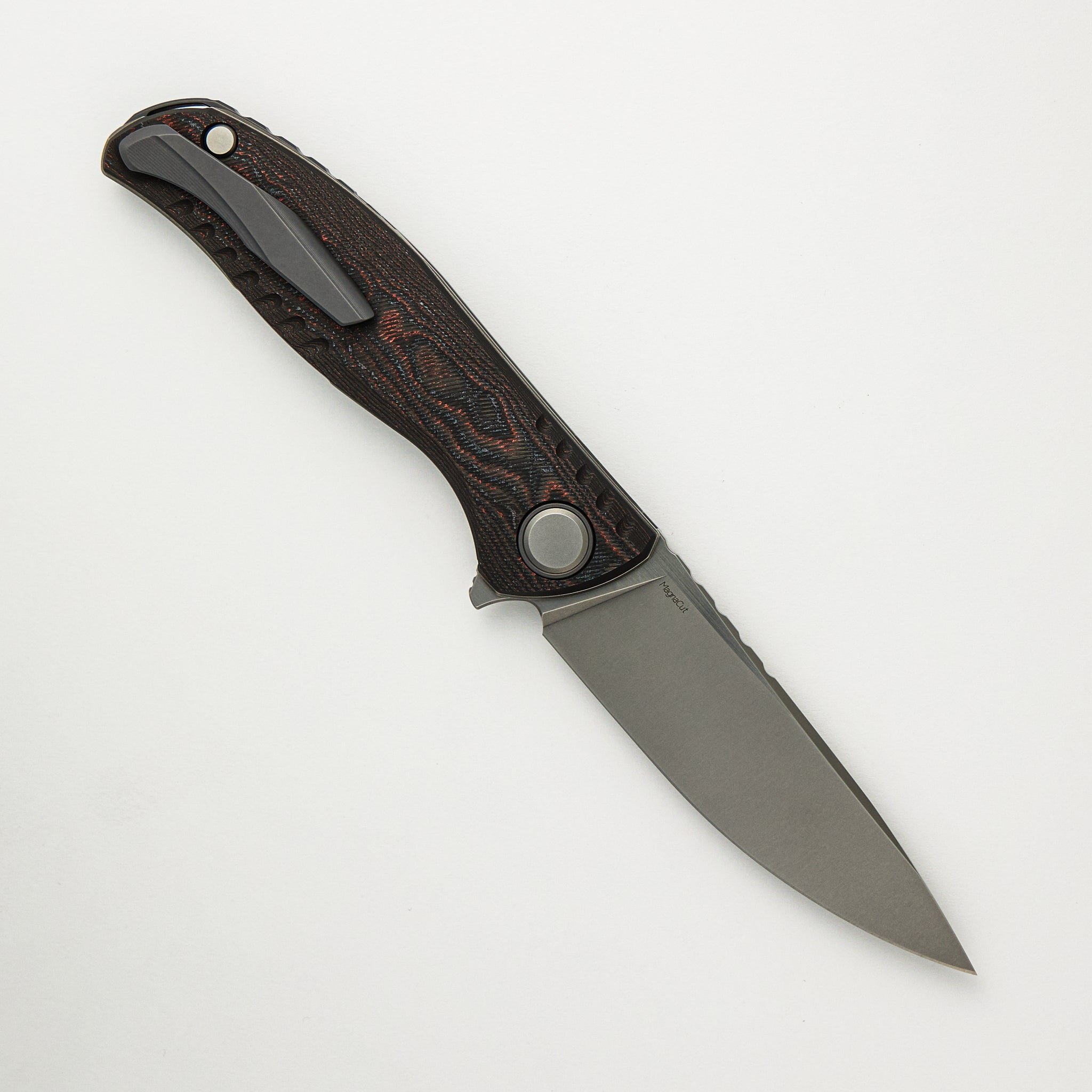 Shirogorov F3 - MagnaCut Blade - Titanium/CarboTi Handle - MRBS