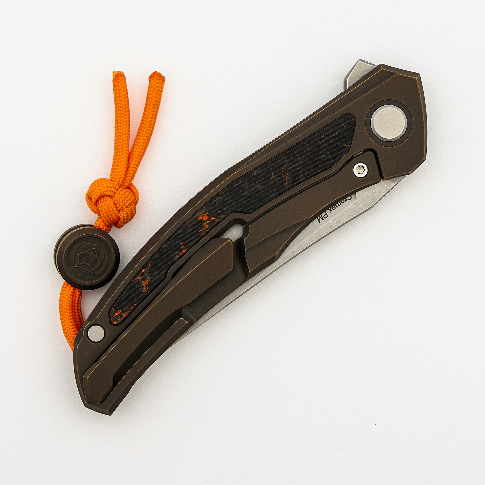 Quantium Halloween Edition - Cromax PM Blade - Titanium/"Halloween" TechnoCarbo W/ Luminofor Handle - MRBS