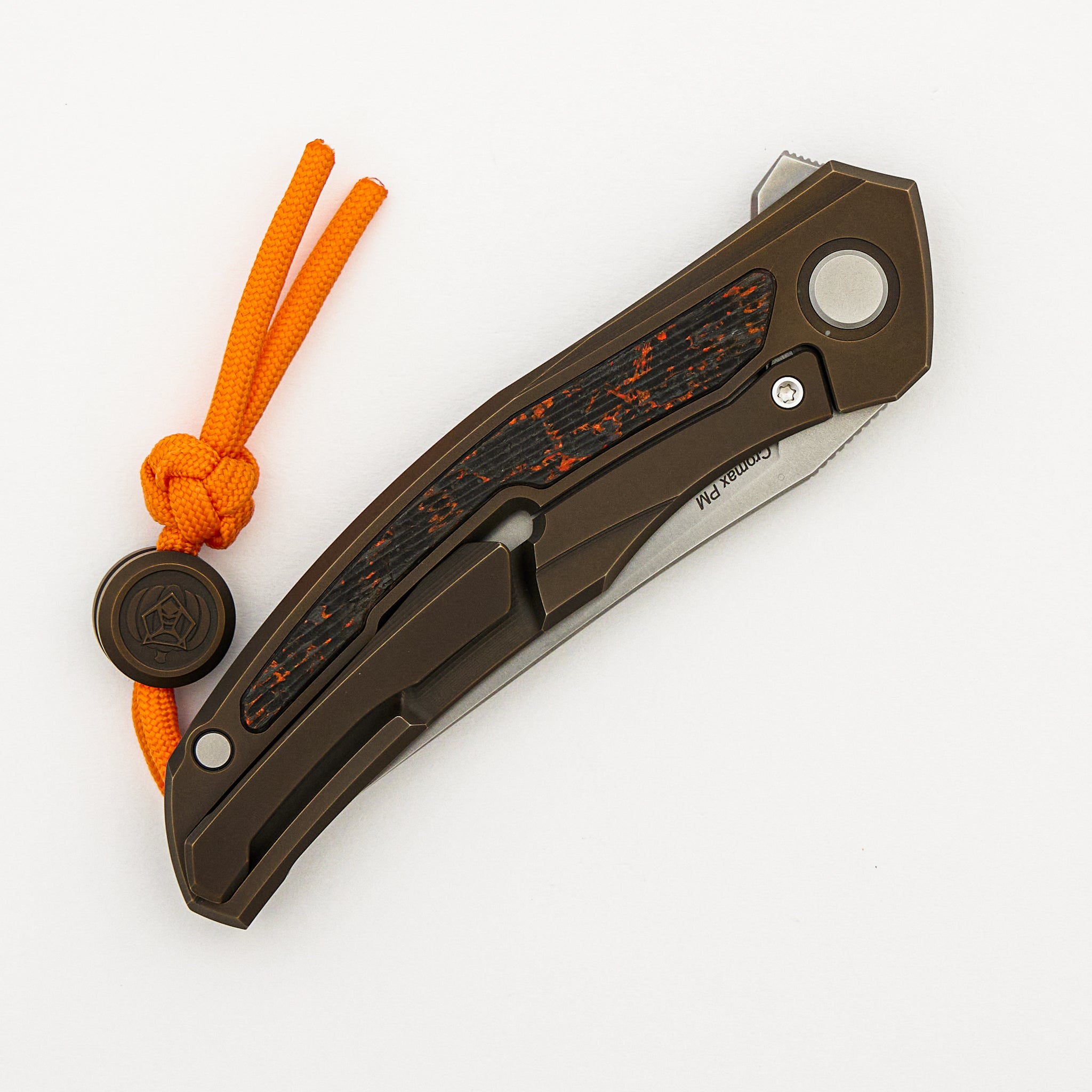 Quantium Halloween Edition - Cromax PM Blade - Titanium/"Halloween" TechnoCarbo W/ Luminofor Handle - MRBS